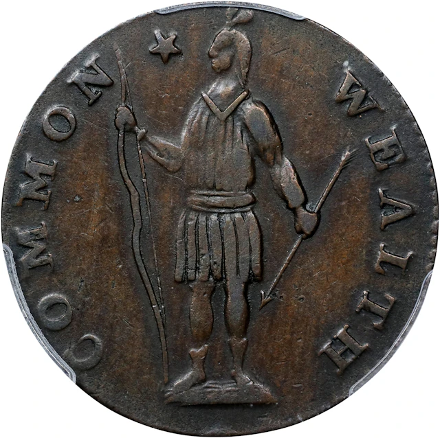 1788 Massachusetts Cent. Ryder 8-C, W-6260. Rarity-3. Period After