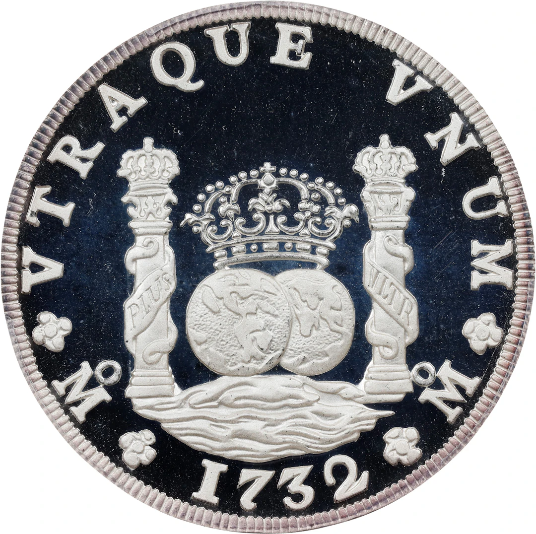 MEXICO. 5 Onza Silver Medal, "1732" (1987)-Mo. Mexican (San Luis Potosi)