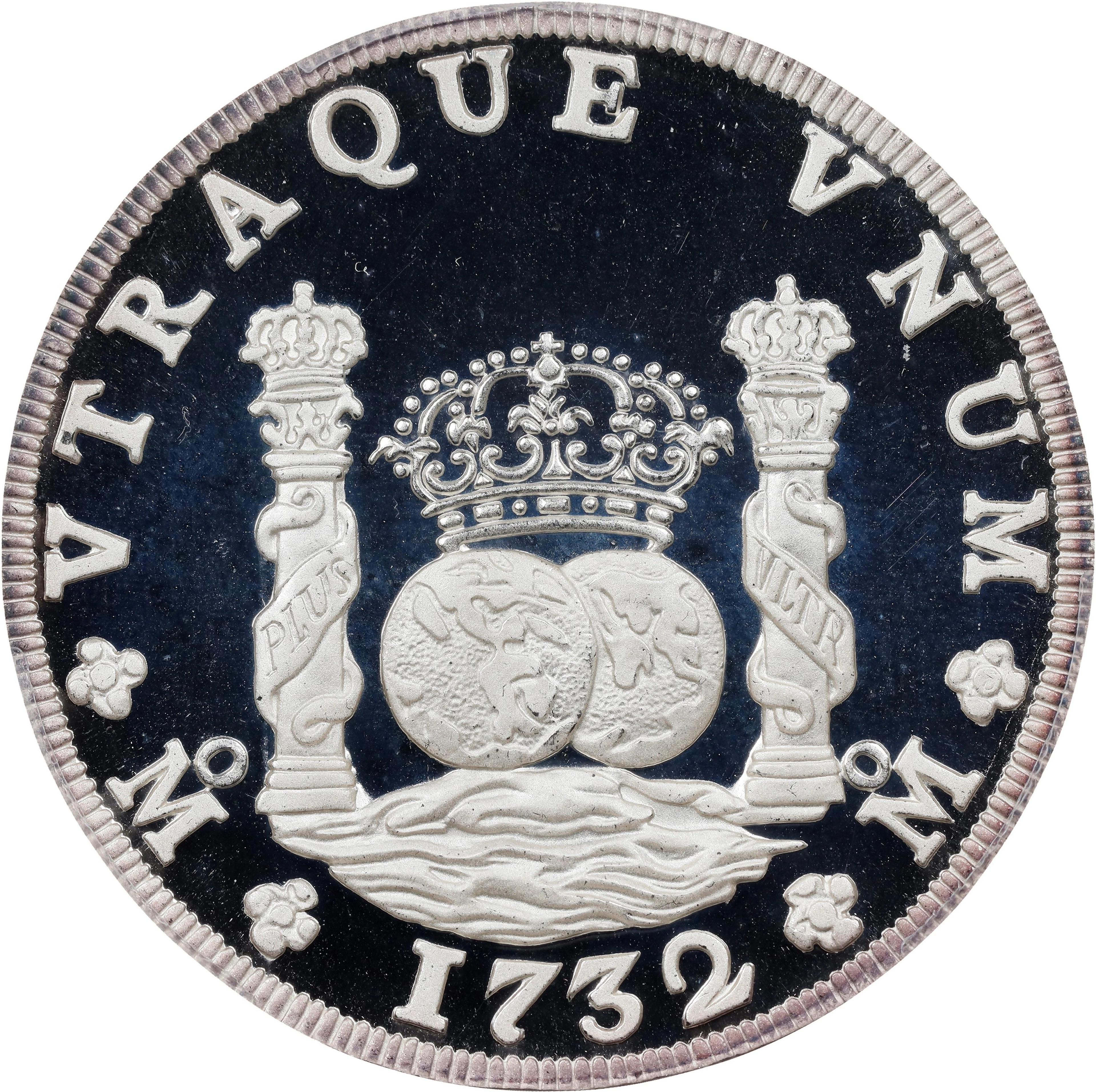 MEXICO. 5 Onza Silver Medal, "1732" (1987)-Mo. Mexican (San Luis Potosi)