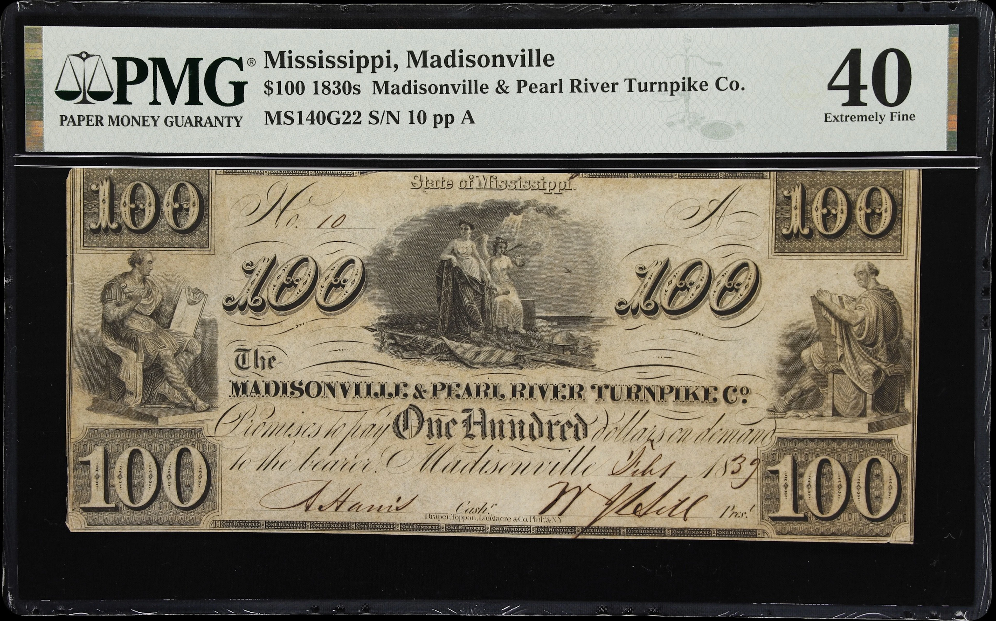 Madisonville, Mississippi. Madisonville & Pearl River Turnpike Company.