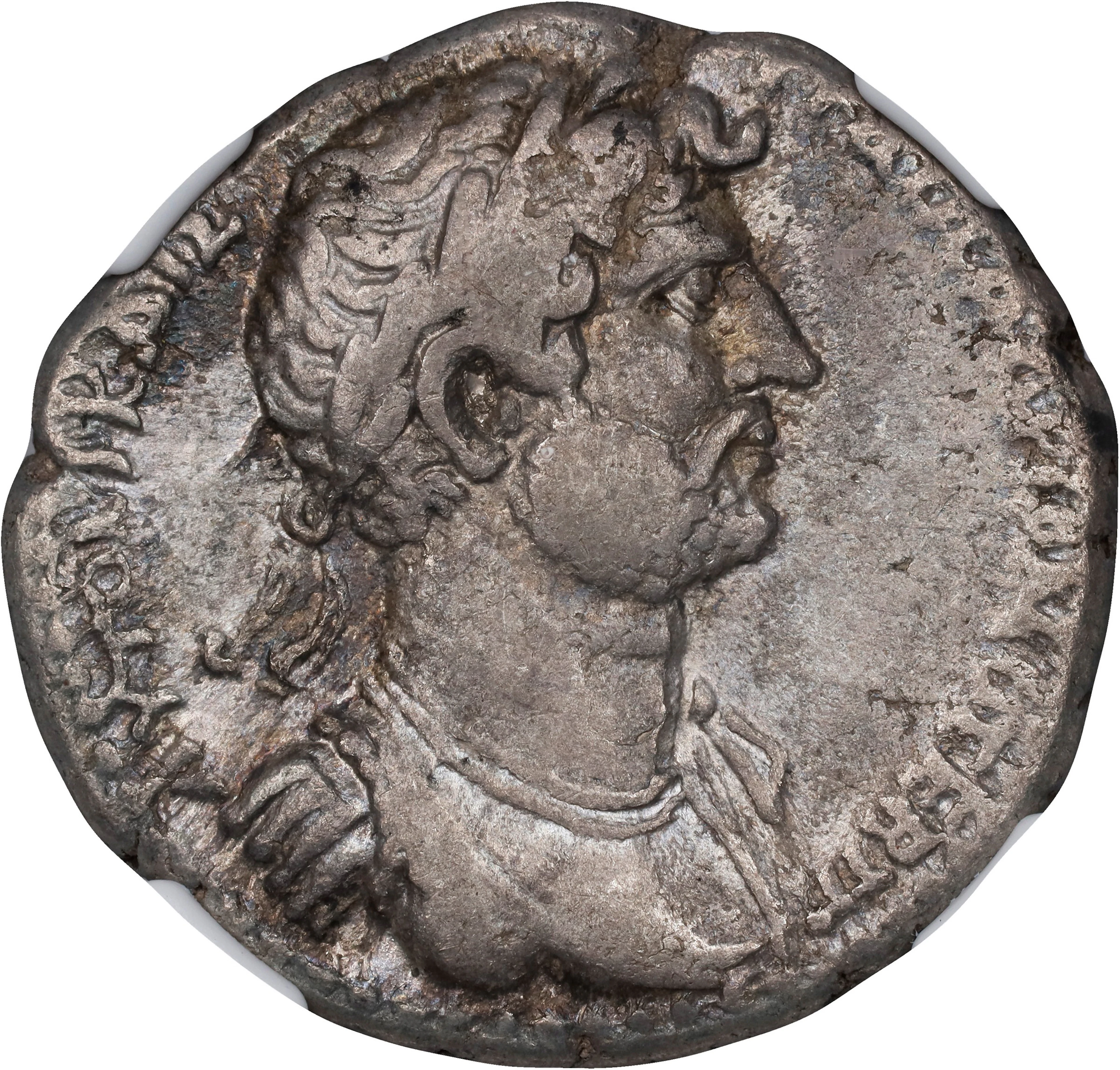 HADRIAN, A.D. 117-138. Cilicia, Aegeae. AR Tetradrachm, Year 177 (A.D.