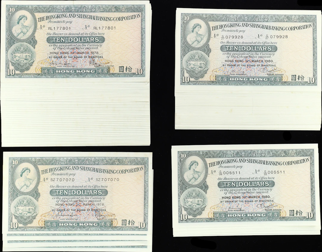 HONG KONG (SAR). Lot of (93). Hong Kong & Shanghai Banking Corporation.