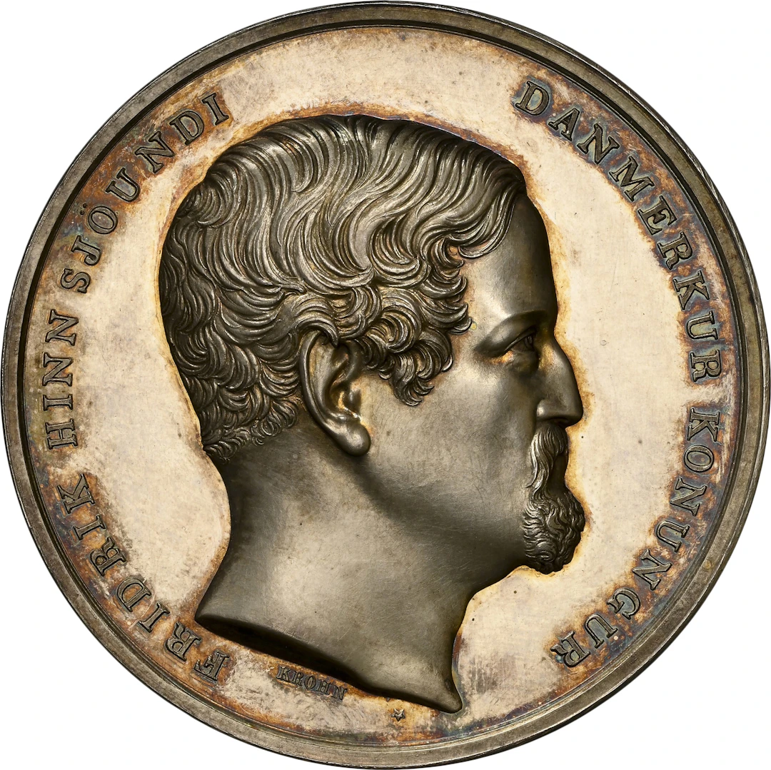 DENMARK. Iceland. For Enterprising Icelanders Restrike Silver Medal