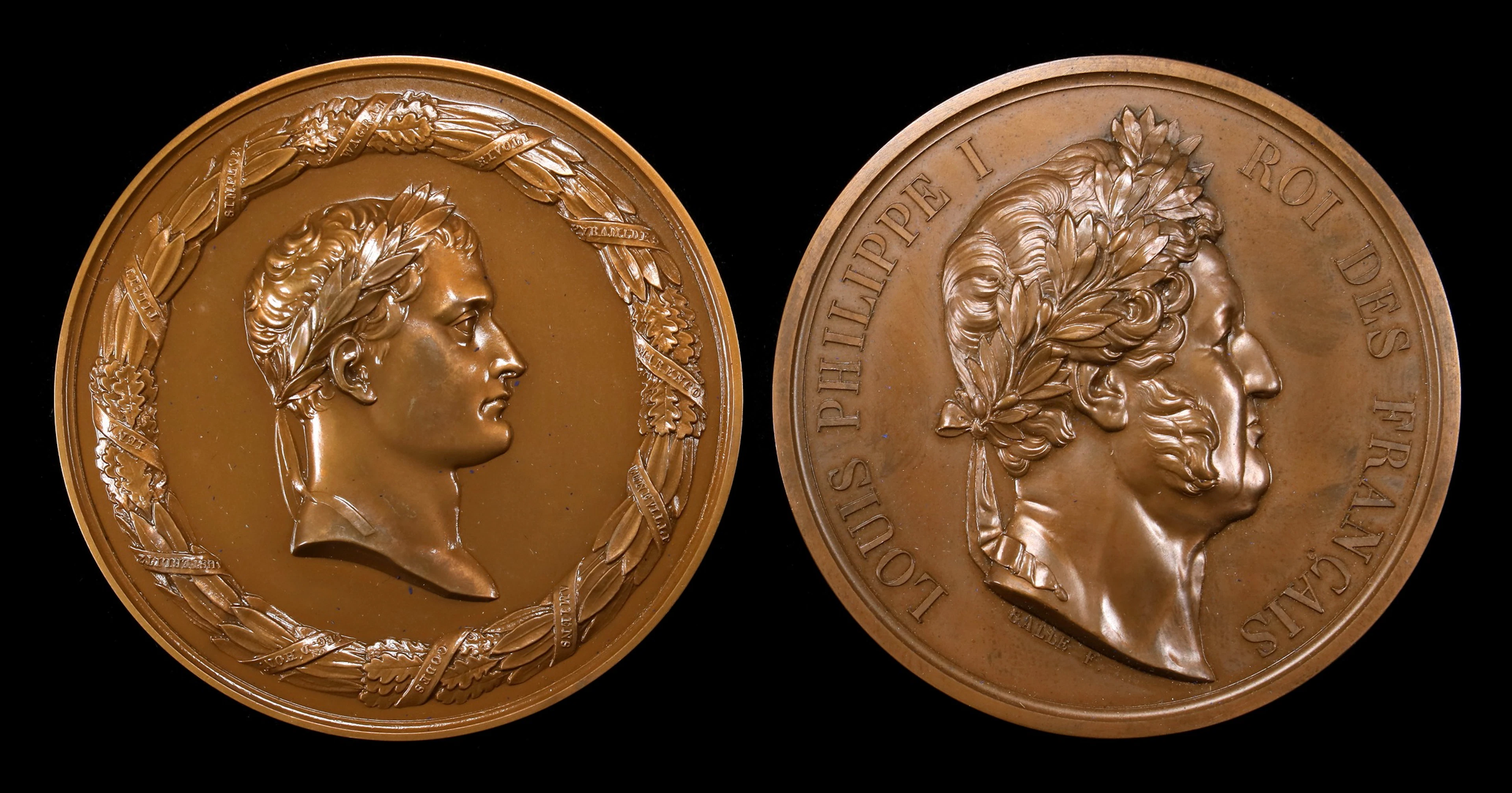 FRANCE. Duo of Bronze Restrike Medals (2 Pieces), 1976 & 1982. Paris