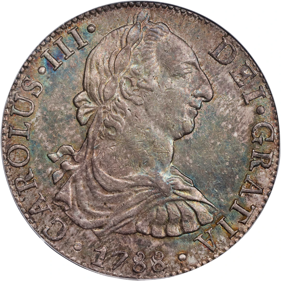 SPAIN. Viceroyalty of New Spain. 1788-Mo FM 8 Reales. Mexico City