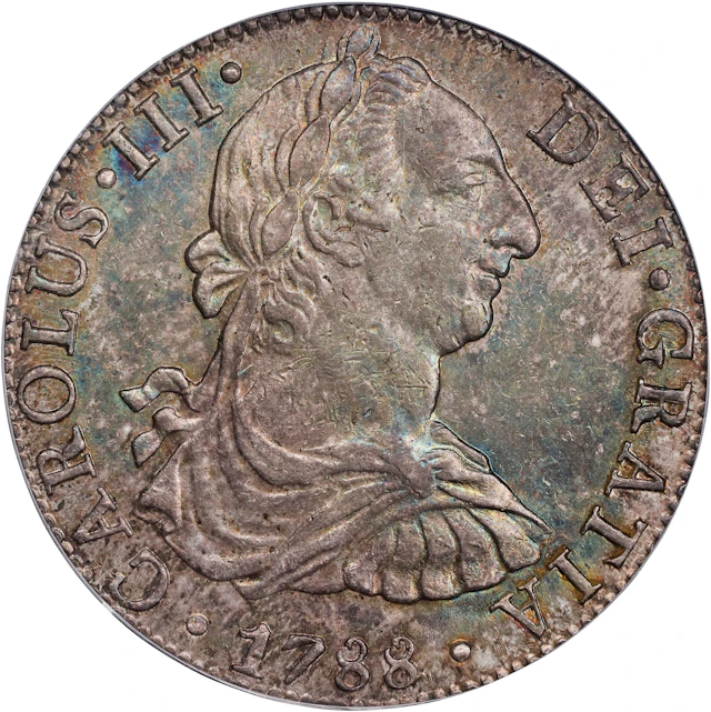 SPAIN. Viceroyalty of New Spain. 1788-Mo FM 8 Reales. Mexico City