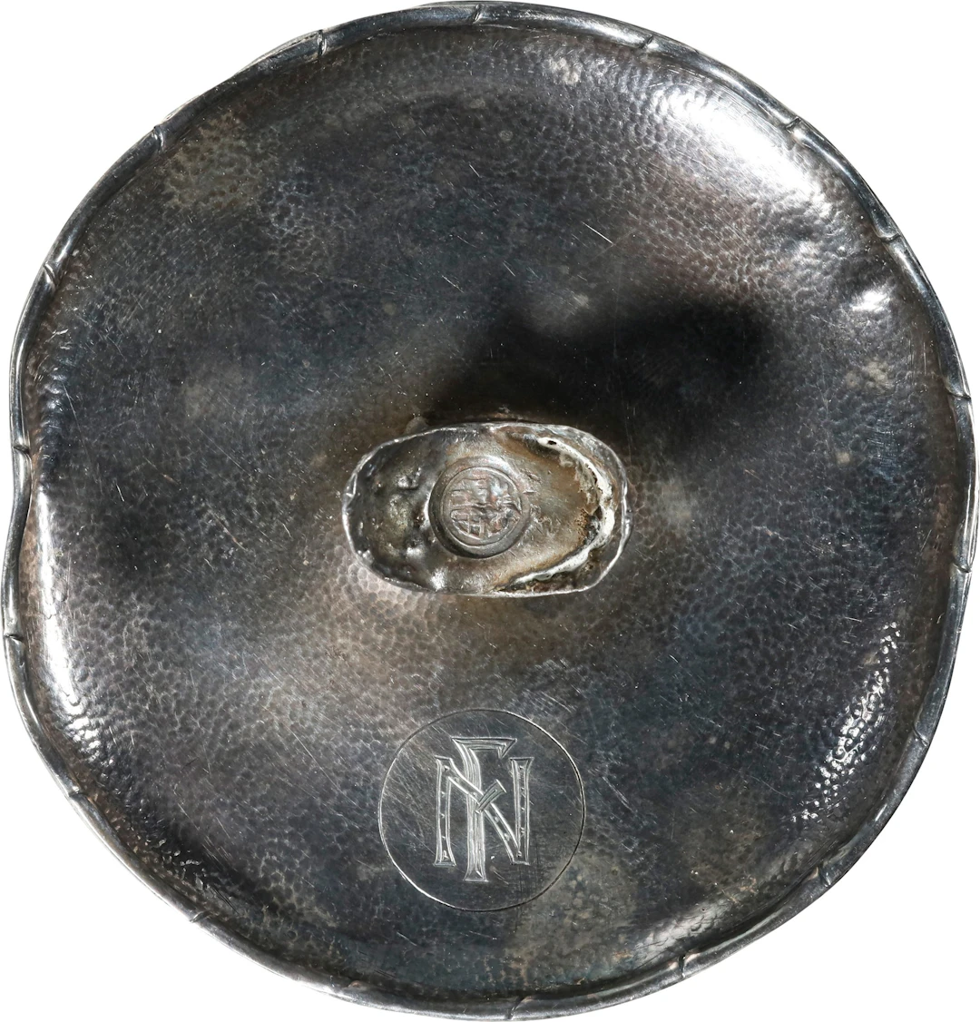 CHINA. Silver Tael Sycee Ingot Dish, ND (ca. mid-20th Century). EXTREMELY