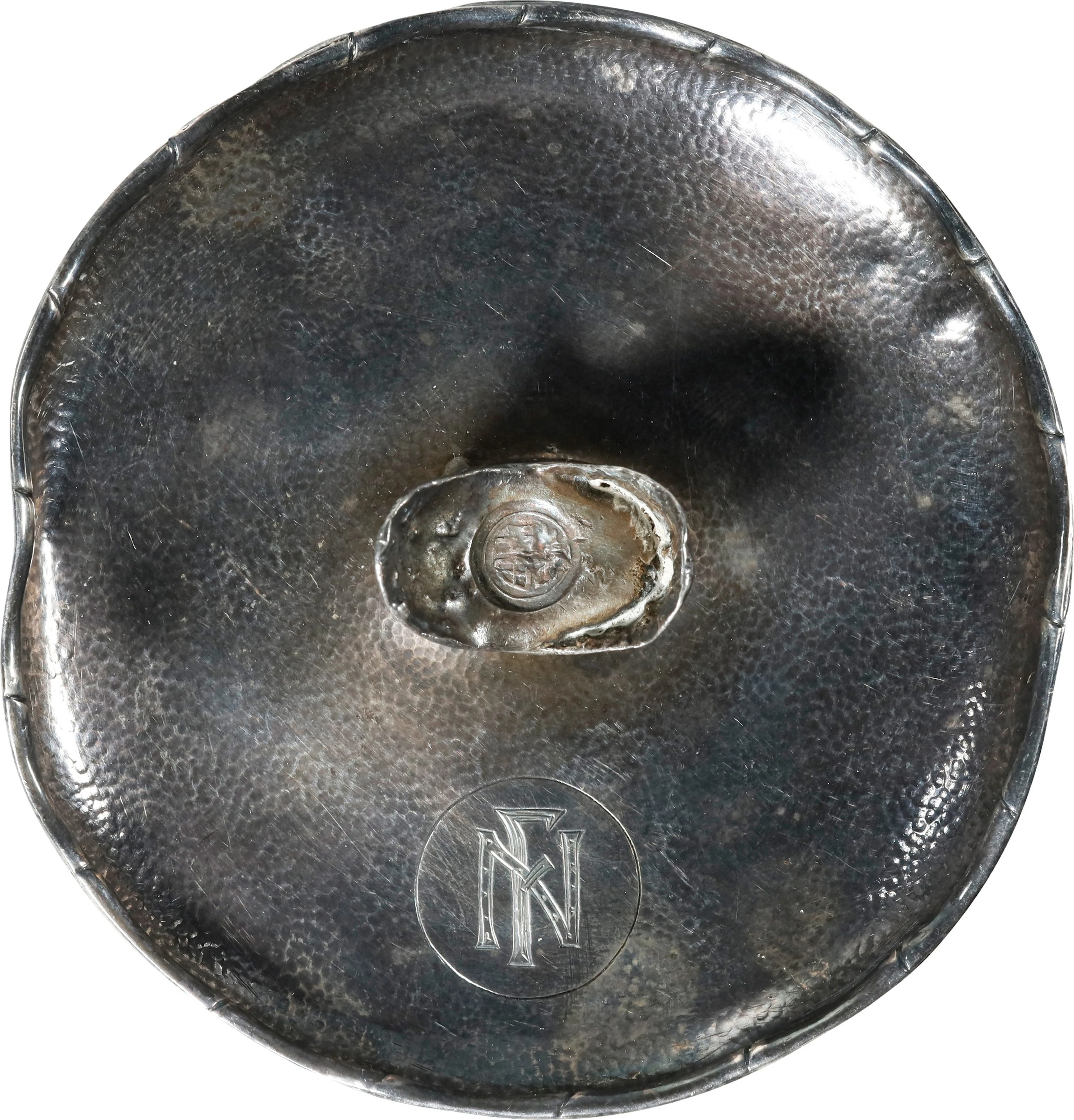 CHINA. Silver Tael Sycee Ingot Dish, ND (ca. mid-20th Century). EXTREMELY