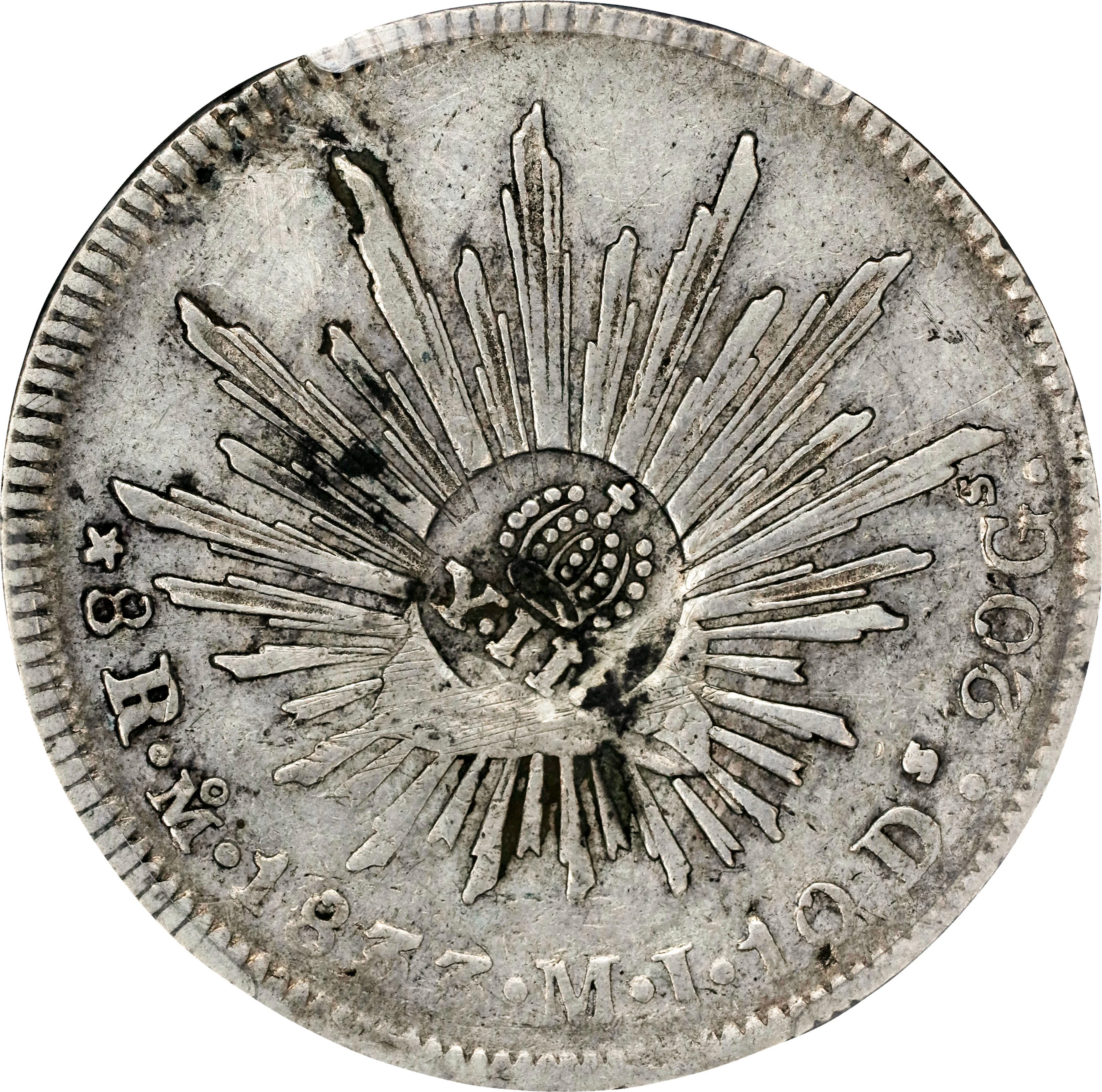 PHILIPPINES. Philippines - Mexico. 8 Reales, ND (1834-37). Manila