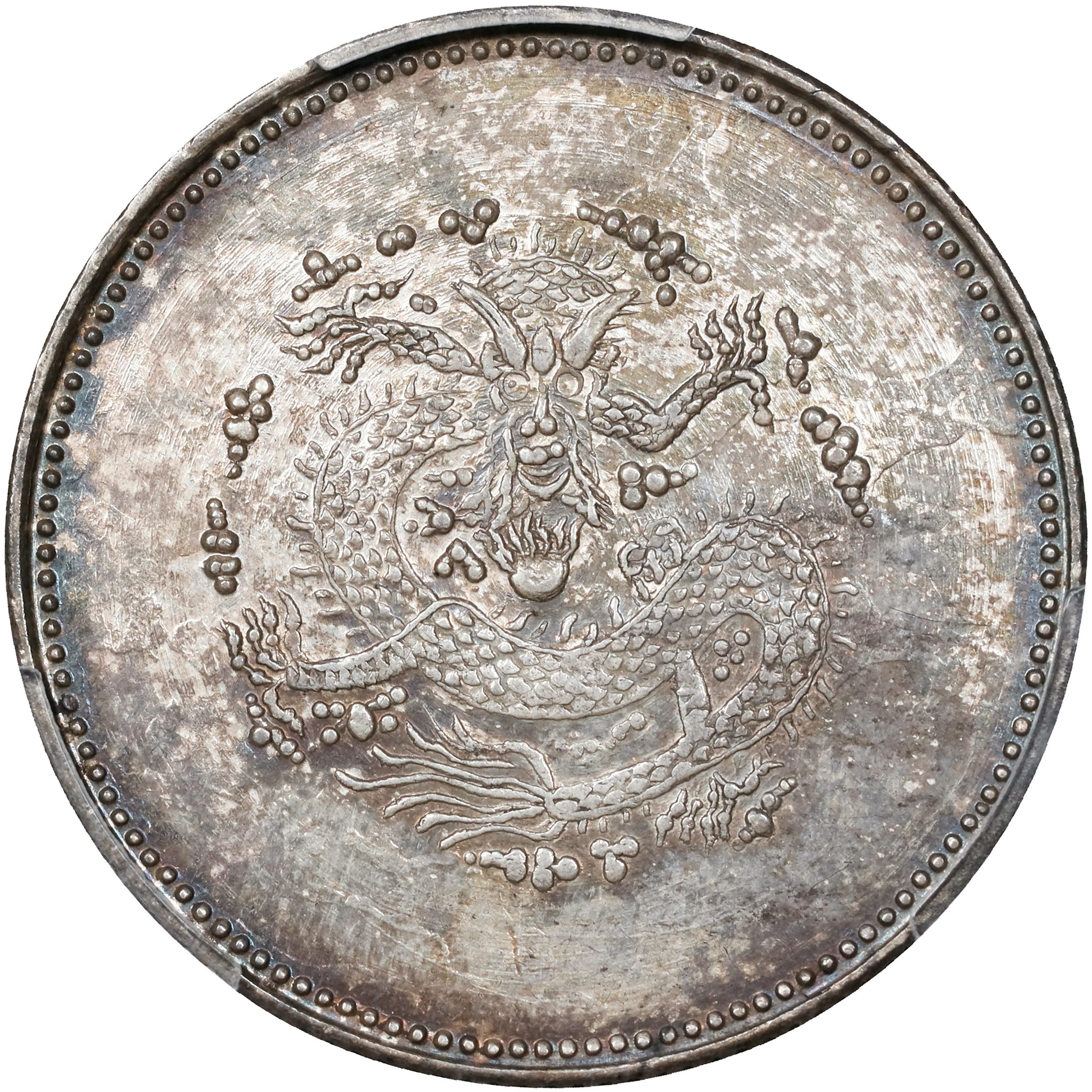 (t) CHINA. Sinkiang. 2 Mace (Miscals), ND (1910). Urumchi (Tihwa)