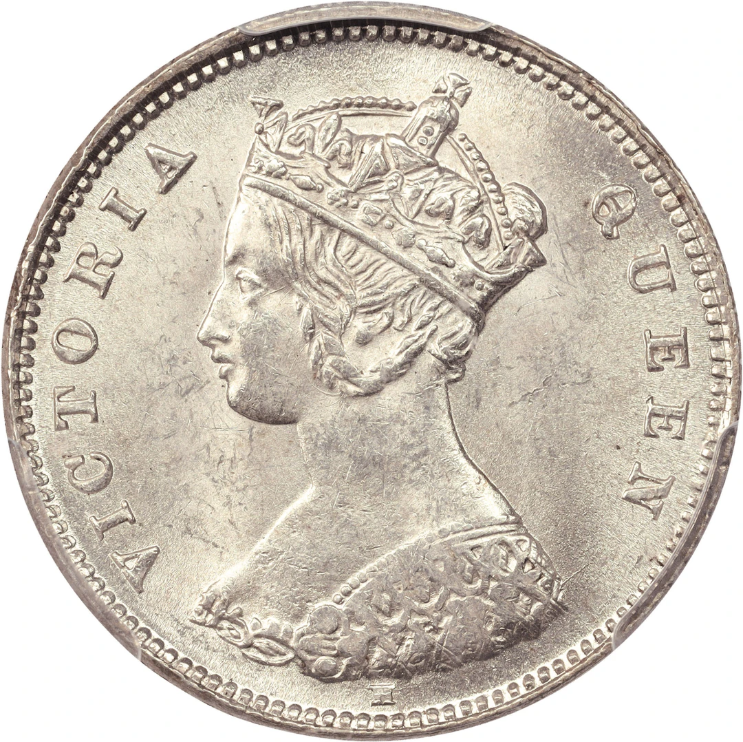 (t) HONG KONG (SAR). 10 Cents, 1876-H. Birmingham (Heaton) Mint. Victoria.