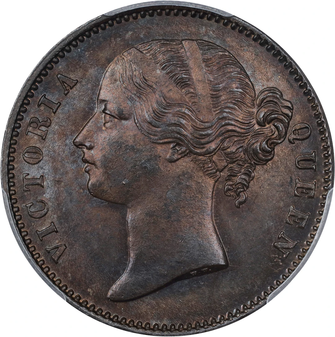 INDIA. British East India Company. Rupee, 1840-(B&C). Bombay or Calcutta