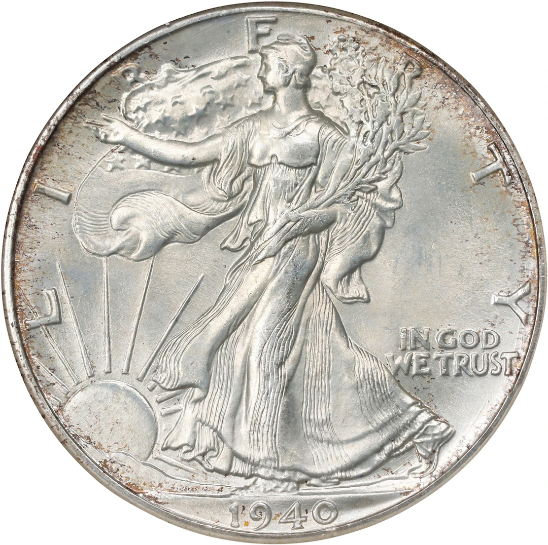 1940 Walking Liberty Half Dollar. MS-65 (NGC).