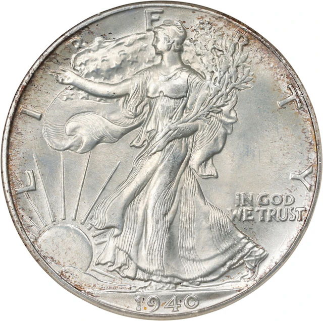 1940 Walking Liberty Half Dollar. MS-65 (NGC).
