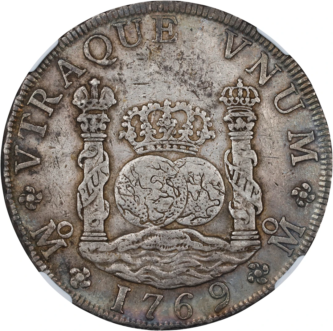 MEXICO. 8 Reales, 1769-Mo MF. Mexico City Mint. Charles III. NGC EF-45.