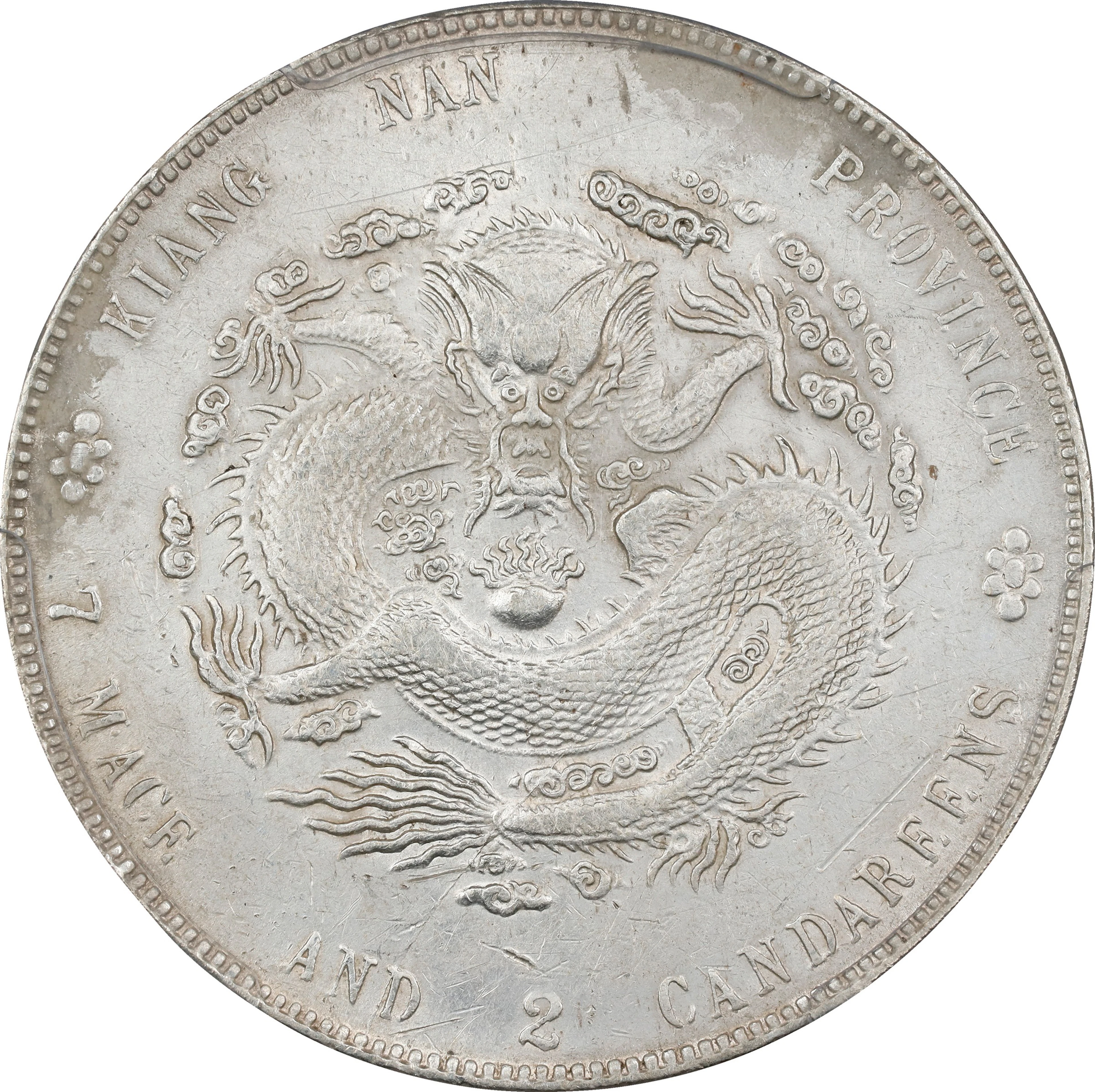 CHINA. Kiangnan. 7 Mace 2 Candareens (Dollar), CD (1904)-HAH CH. Nanking