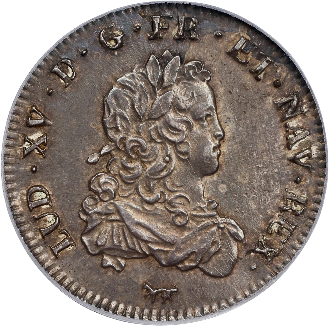 FRANCE. 1720-A 1/3 Ecu de France. John Law Issue. Paris Mint. Gadoury-306