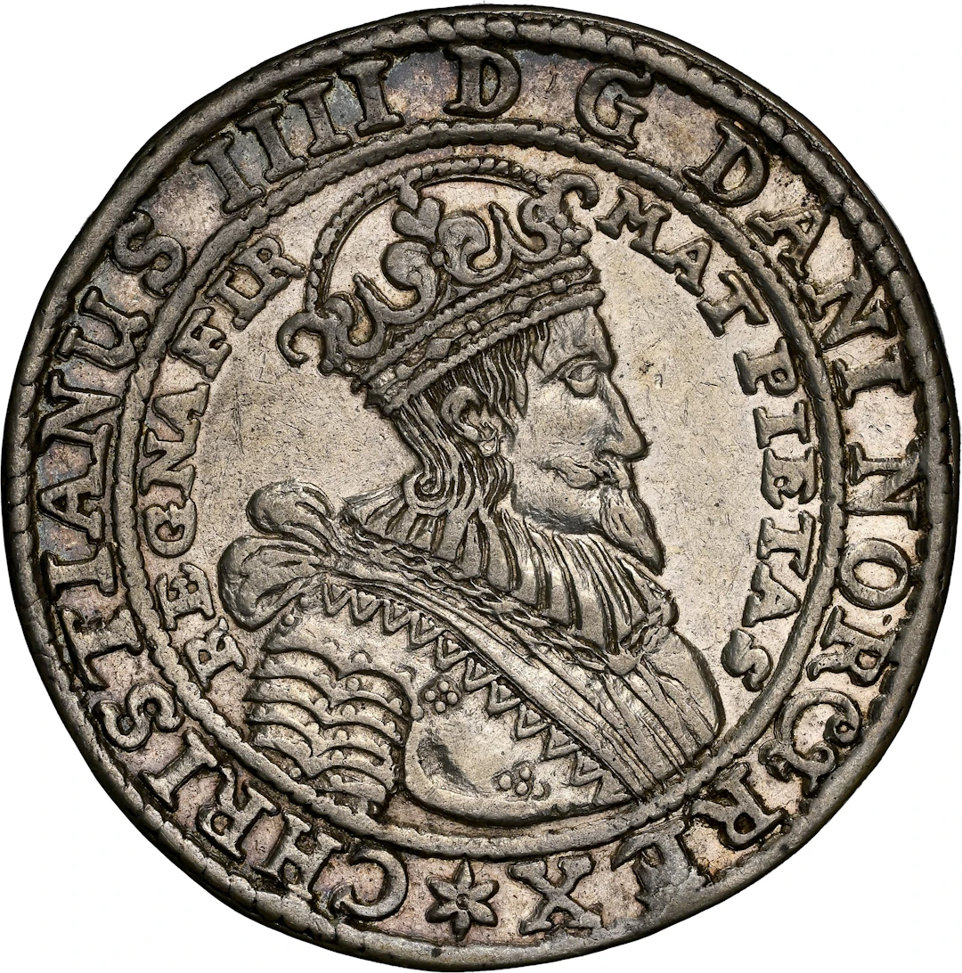 NORWAY. 2 Speciedaler, 1638. Christiania Mint. Christian IV. NGC AU