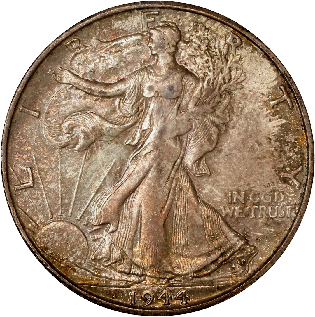 1944-S Walking Liberty Half Dollar. MS-64 (NGC).