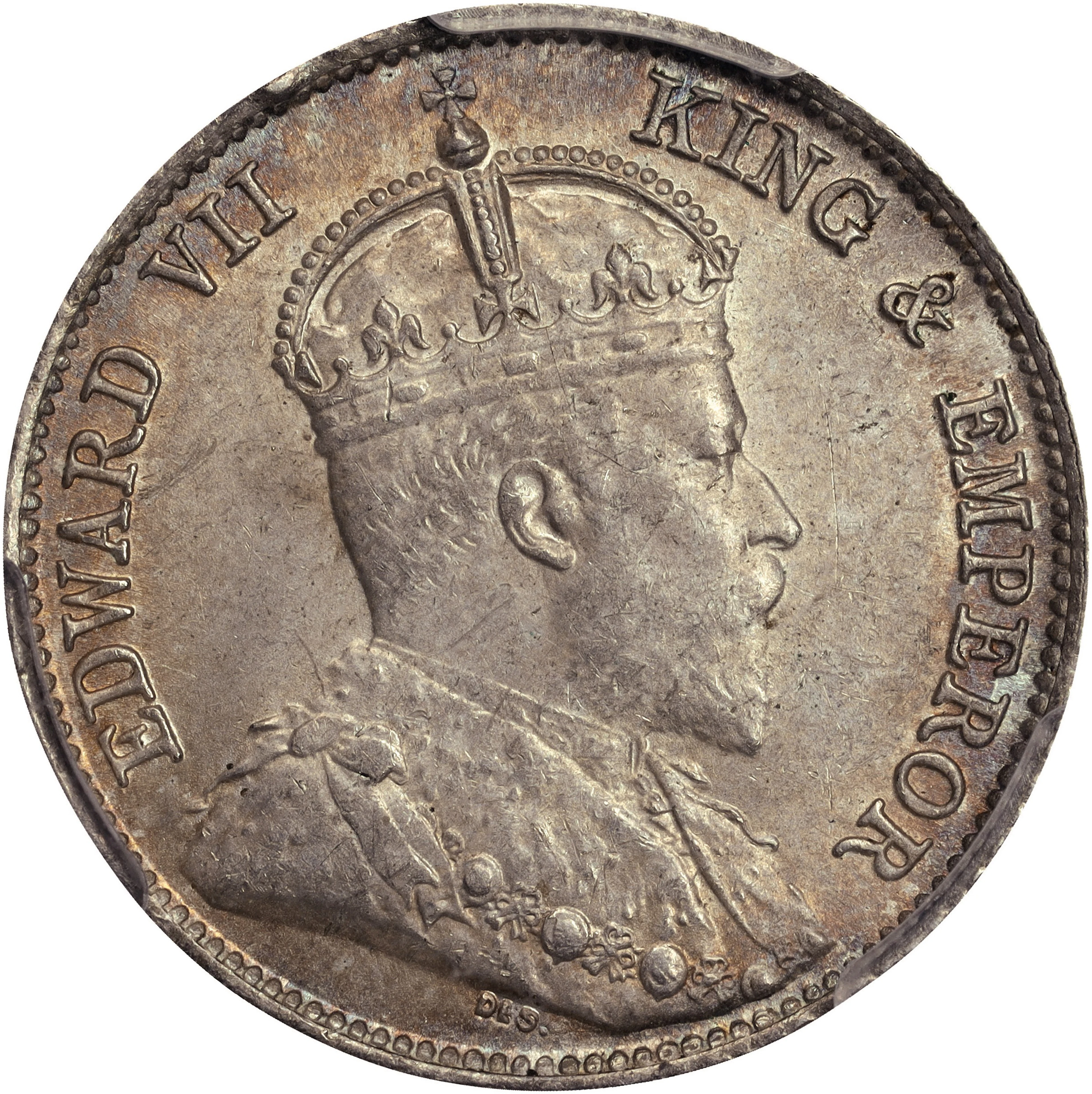 (t) HONG KONG (SAR). 10 Cents, 1902. London Mint. Edward VII. PCGS MS-63.