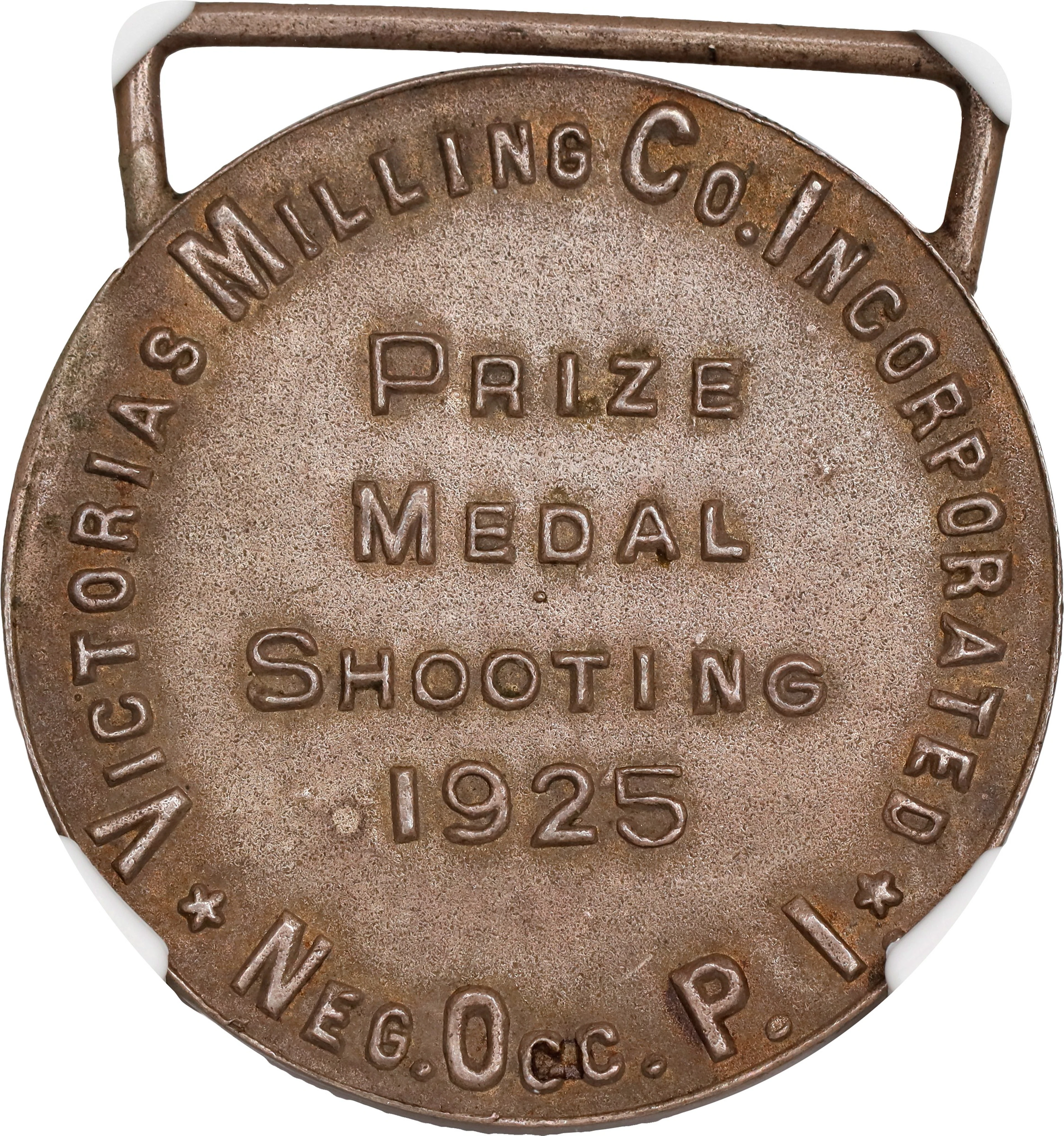 PHILIPPINES. Negros Occidental. Shooting Silver Medal, 1925. NGC MS-64.