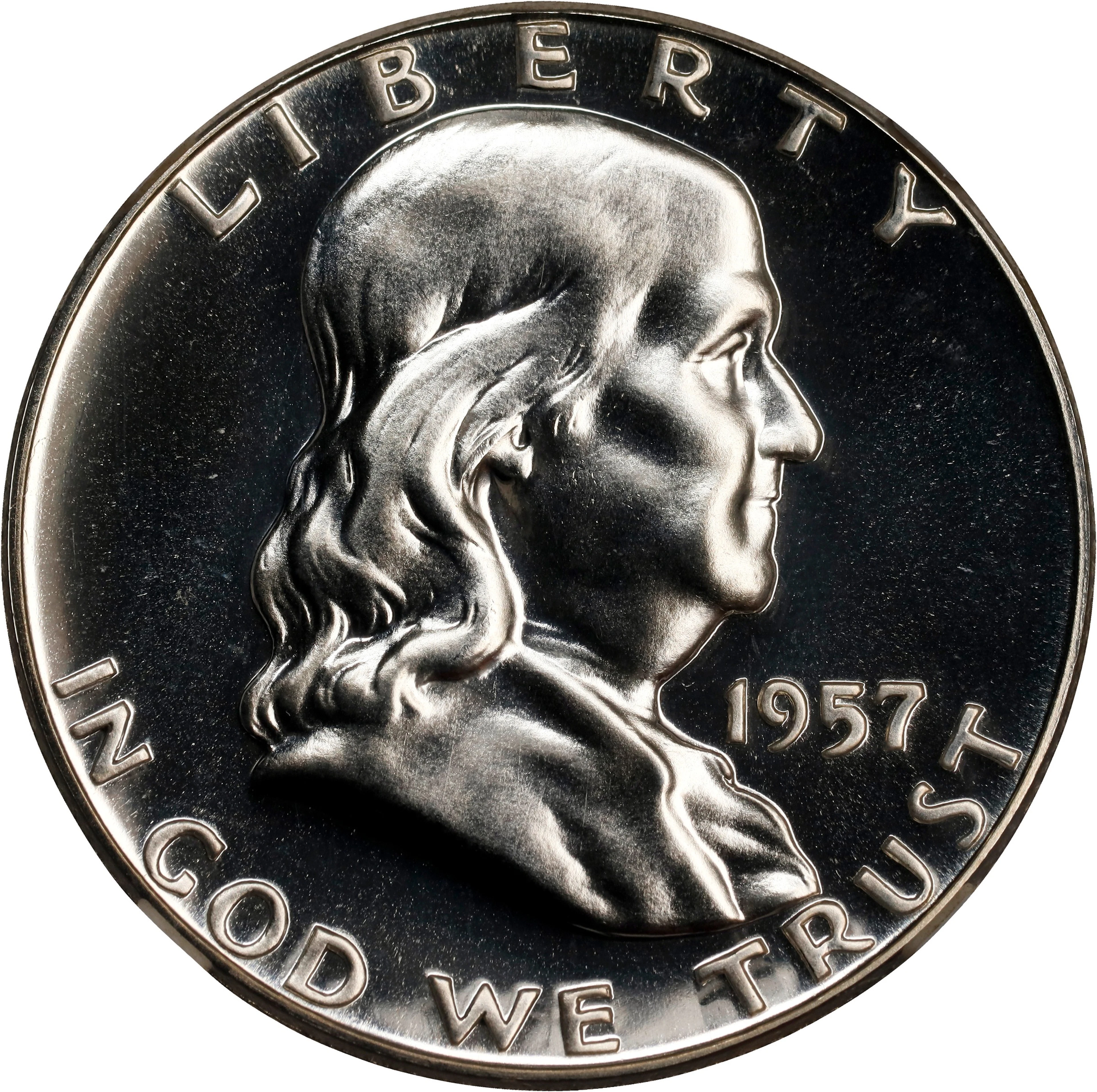 1957 Franklin Half Dollar. Proof-69 (NGC).