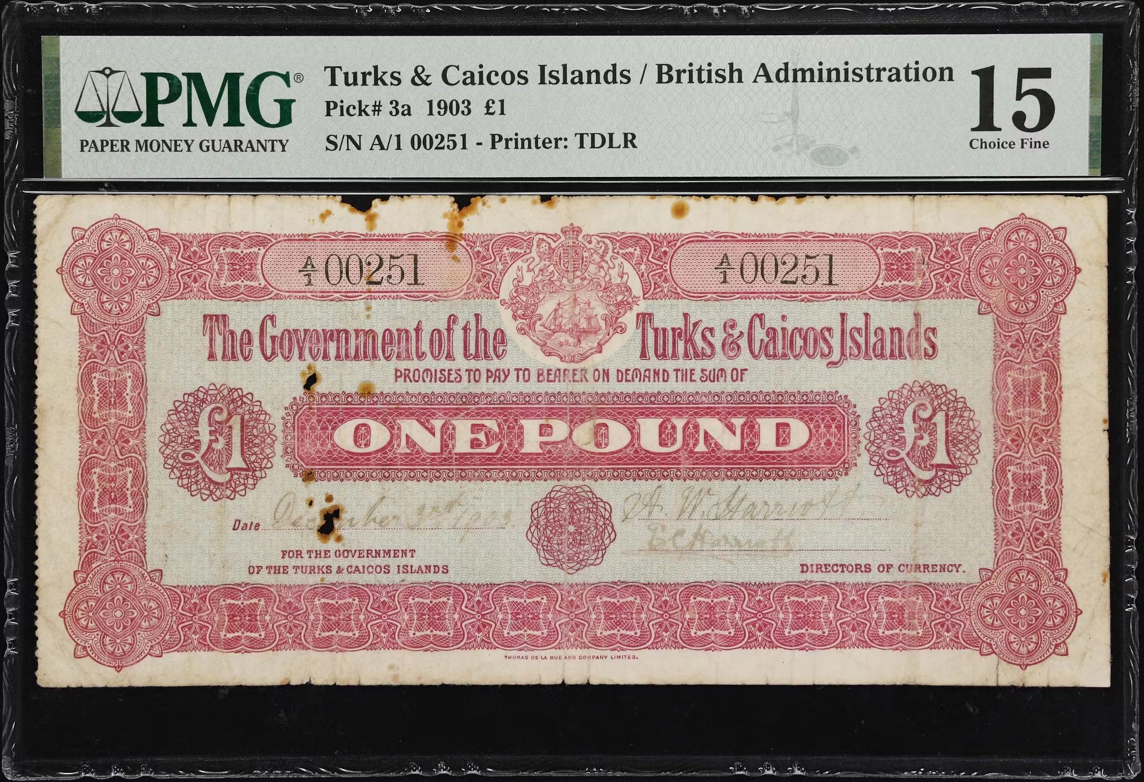 TURKS & CAICOS ISLANDS. Government of the Turks & Caicos Islands.