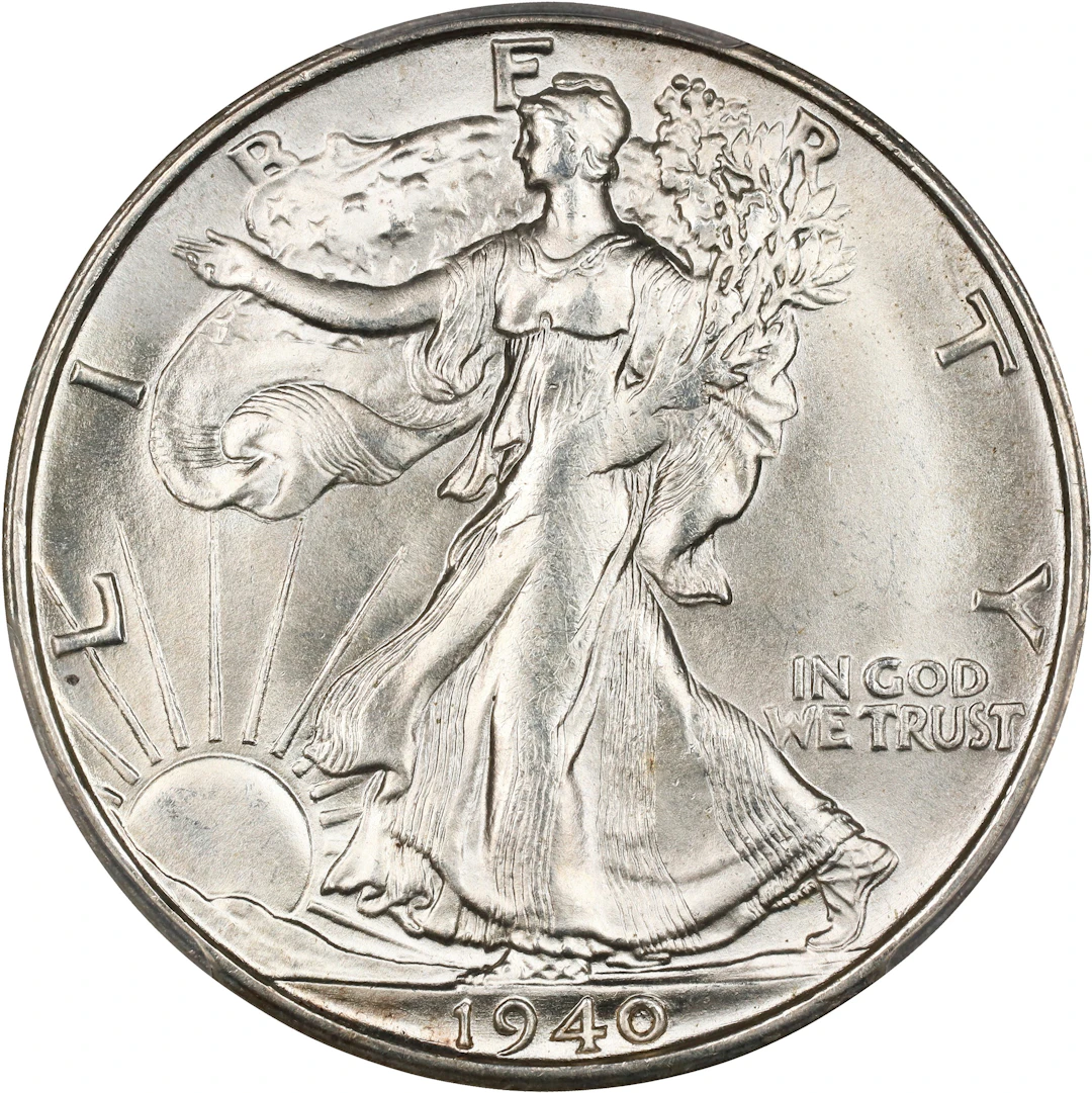 1940-S Walking Liberty Half Dollar. MS-65 (PCGS).