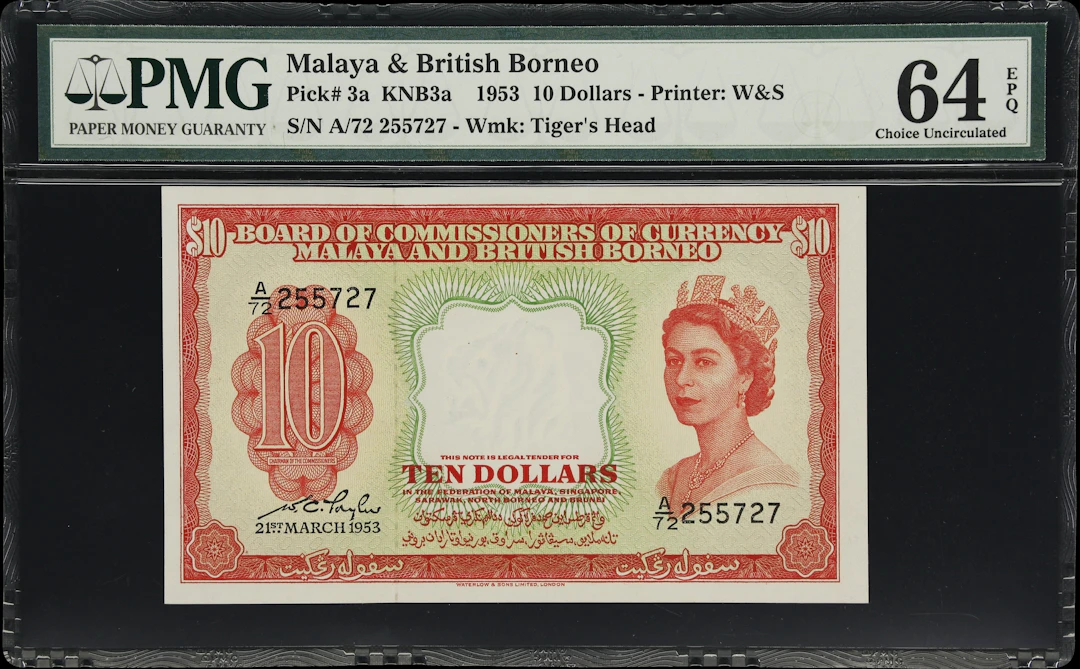 MALAYA AND BRITISH BORNEO. Board of Commissioners of Currency. 10