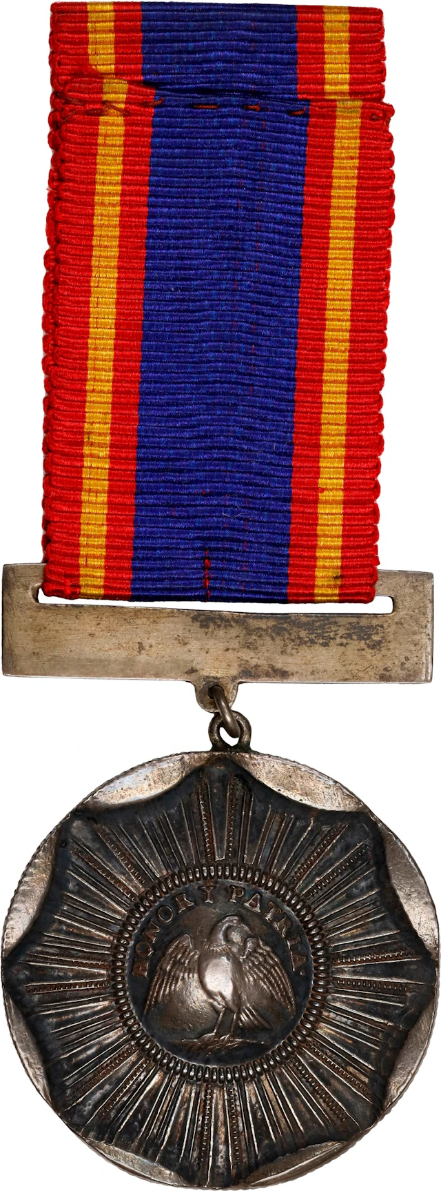 PERU. Peru-Bolivian Confederation. Silver Battle of Socabaya Medal