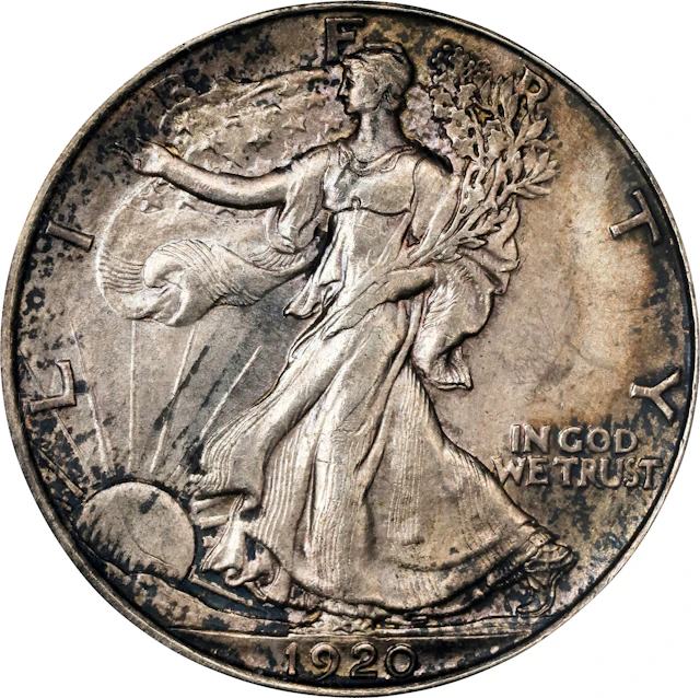 1920-D Walking Liberty Half Dollar. MS-63 (PCGS). CAC.