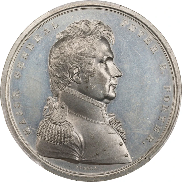 "1814" Major General Peter B. Porter Medal. Original Dies. Julian