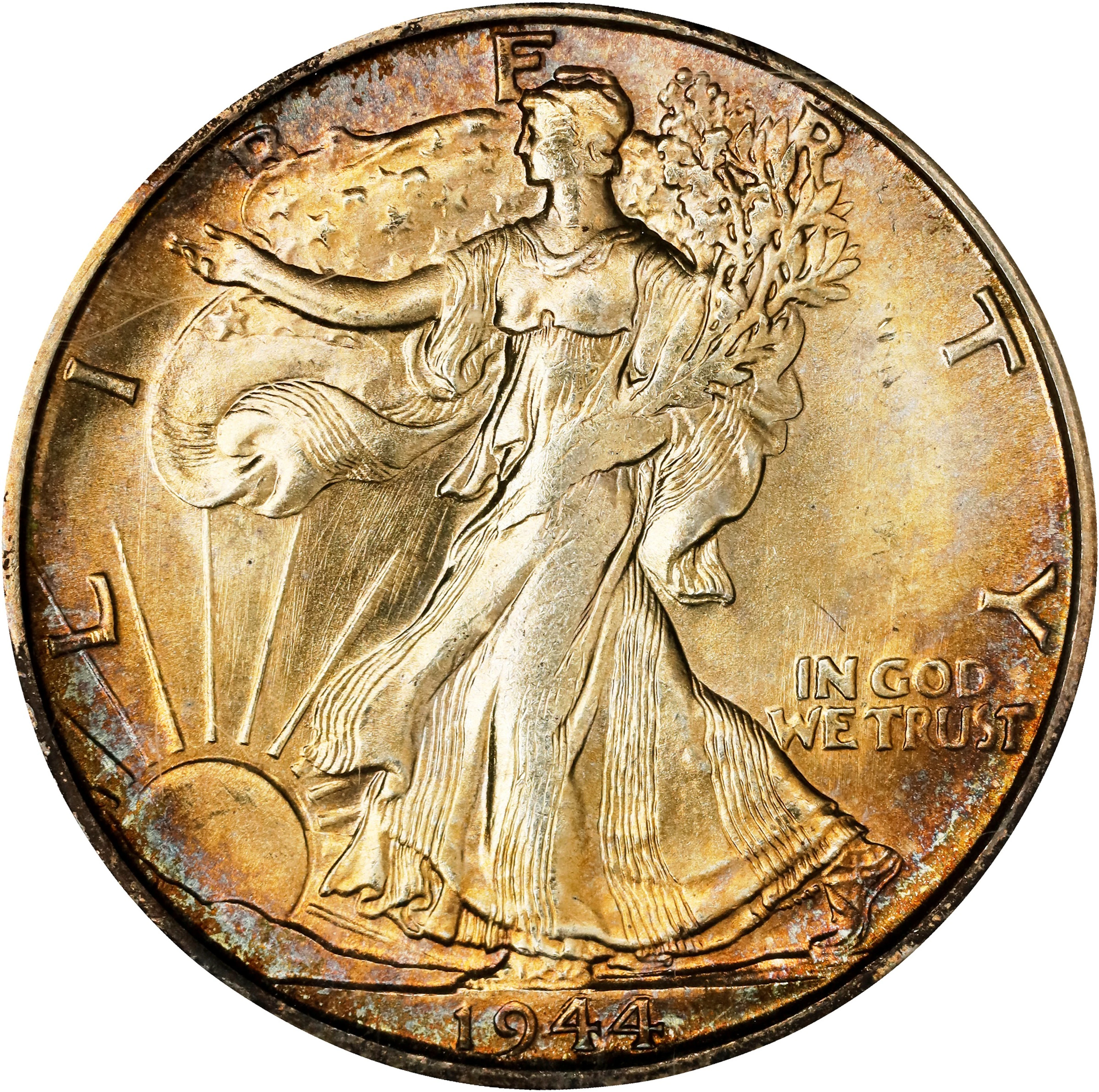 1944-S Walking Liberty Half Dollar. MS-65 (NGC). OH Generation 5.0.