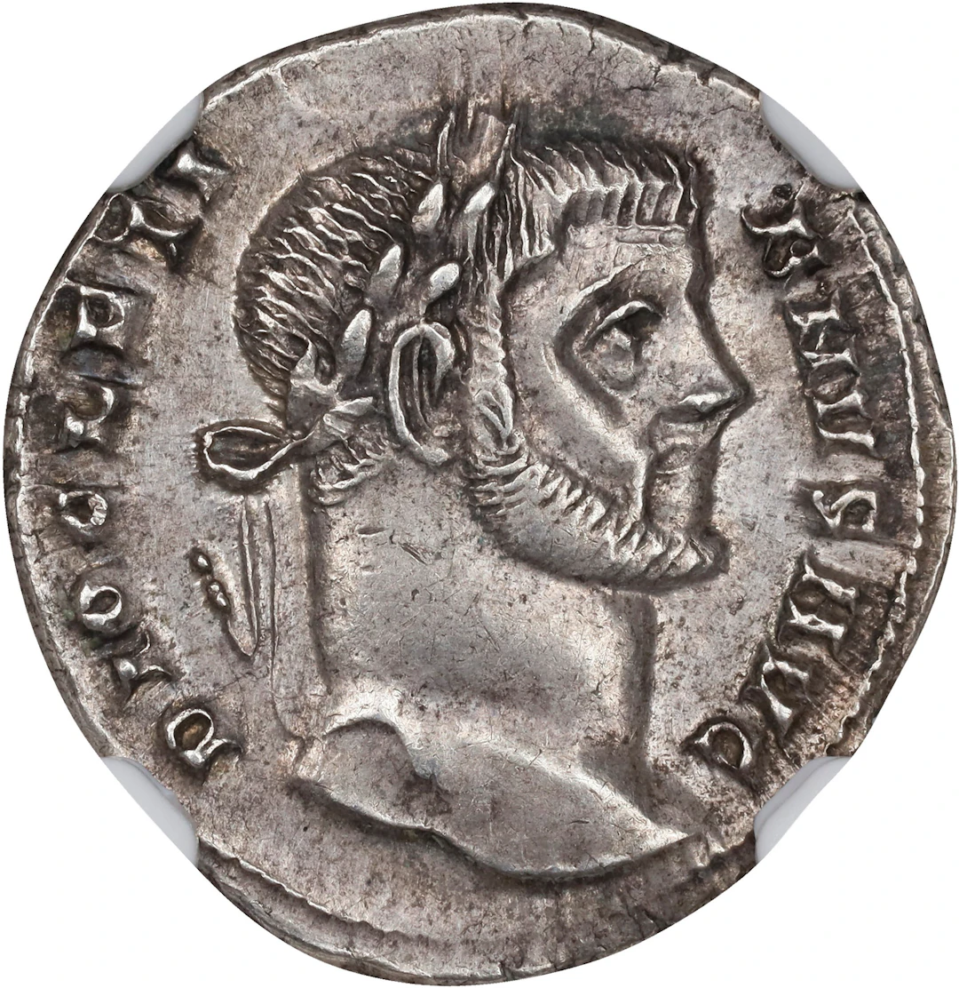 DIOCLETIAN, A.D. 284-305. AR Argenteus, Rome Mint, 3rd Officina, ca.