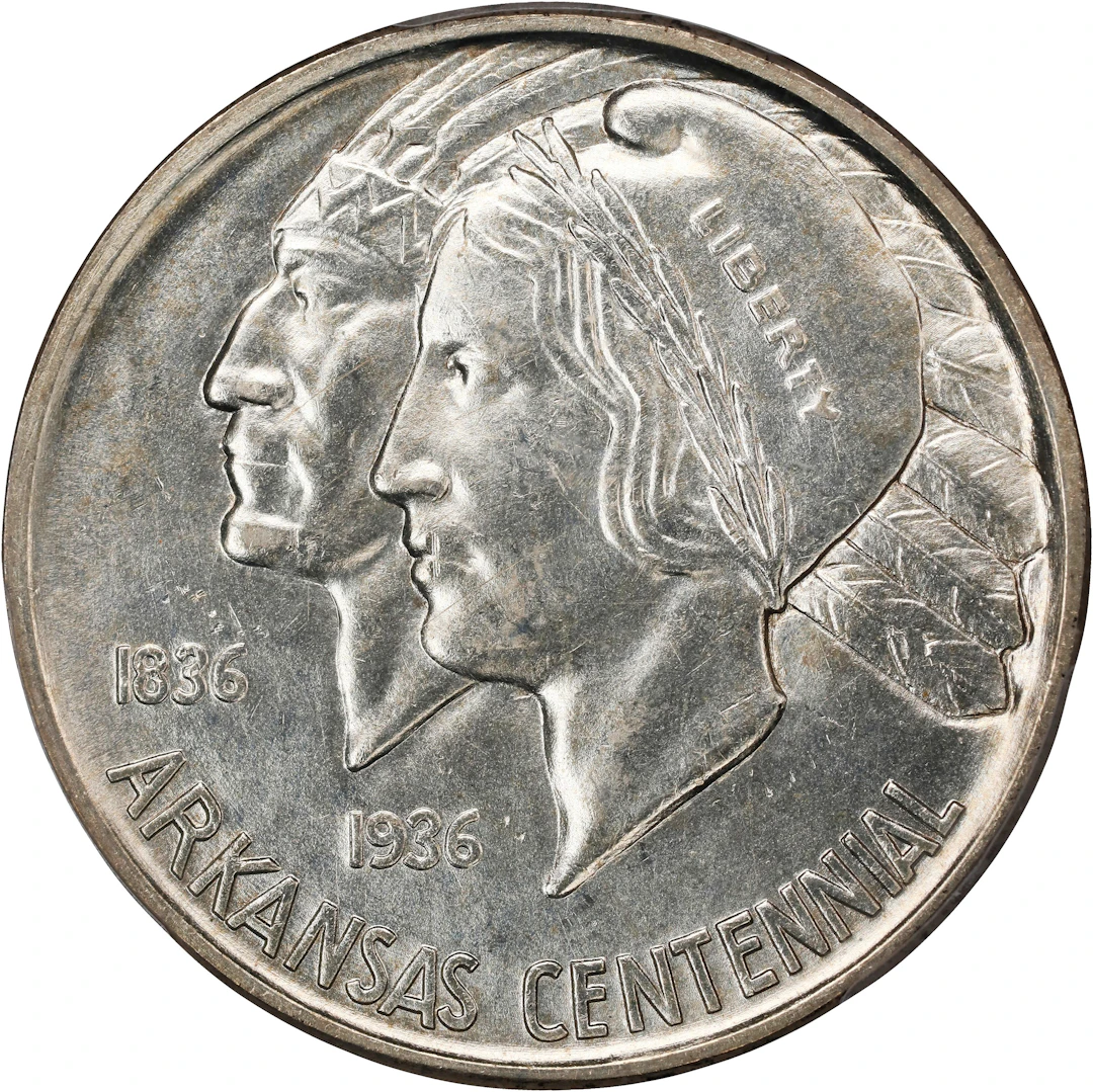 1939-D Arkansas Centennial. MS-63 (PCGS).