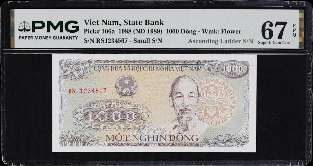 VIETNAM. State Bank of Vietnam. 1000 Dong, 1988 (ND 1989). P-106a.
