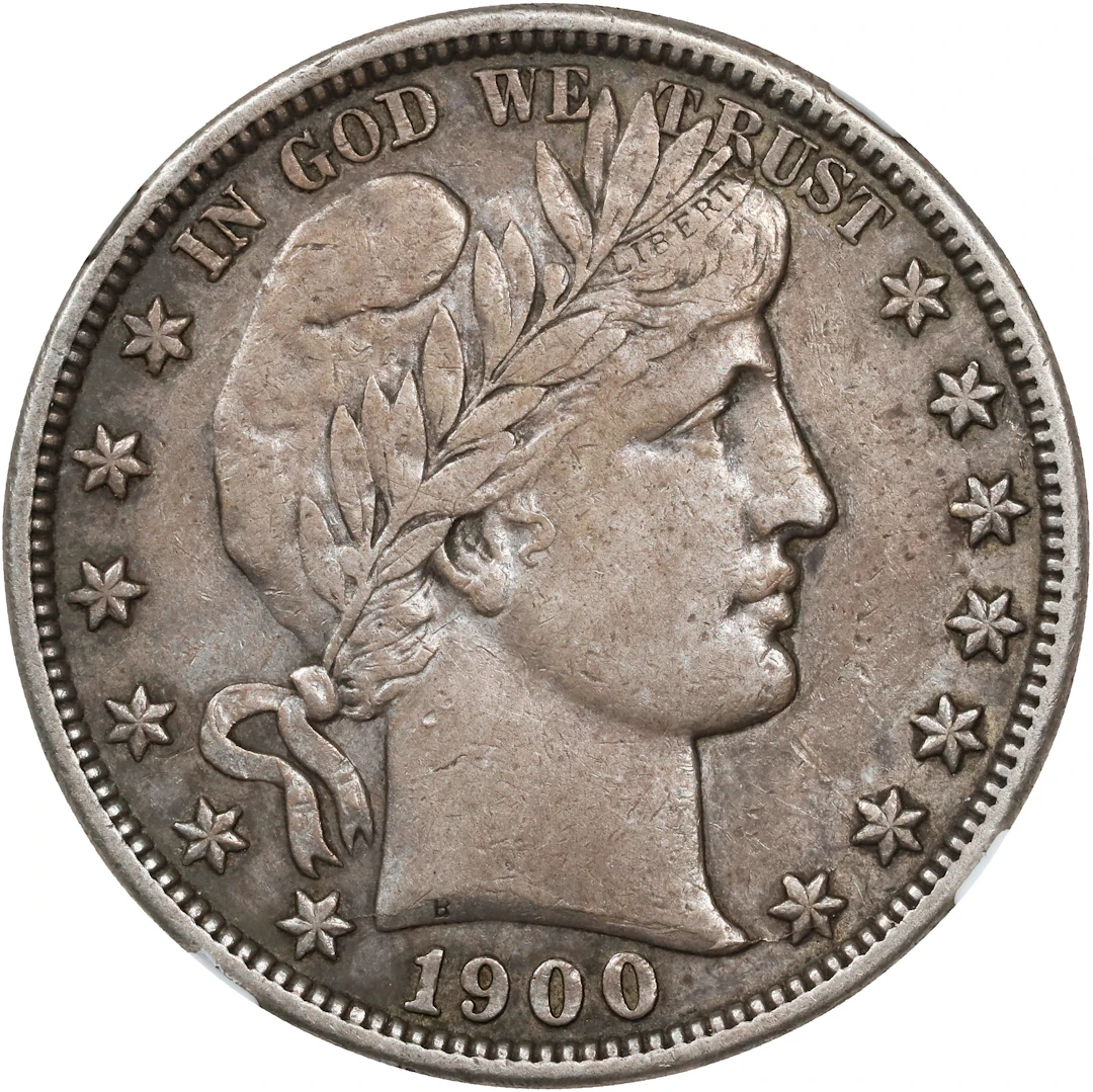 1900-S Barber Half Dollar. EF-40 (NGC).