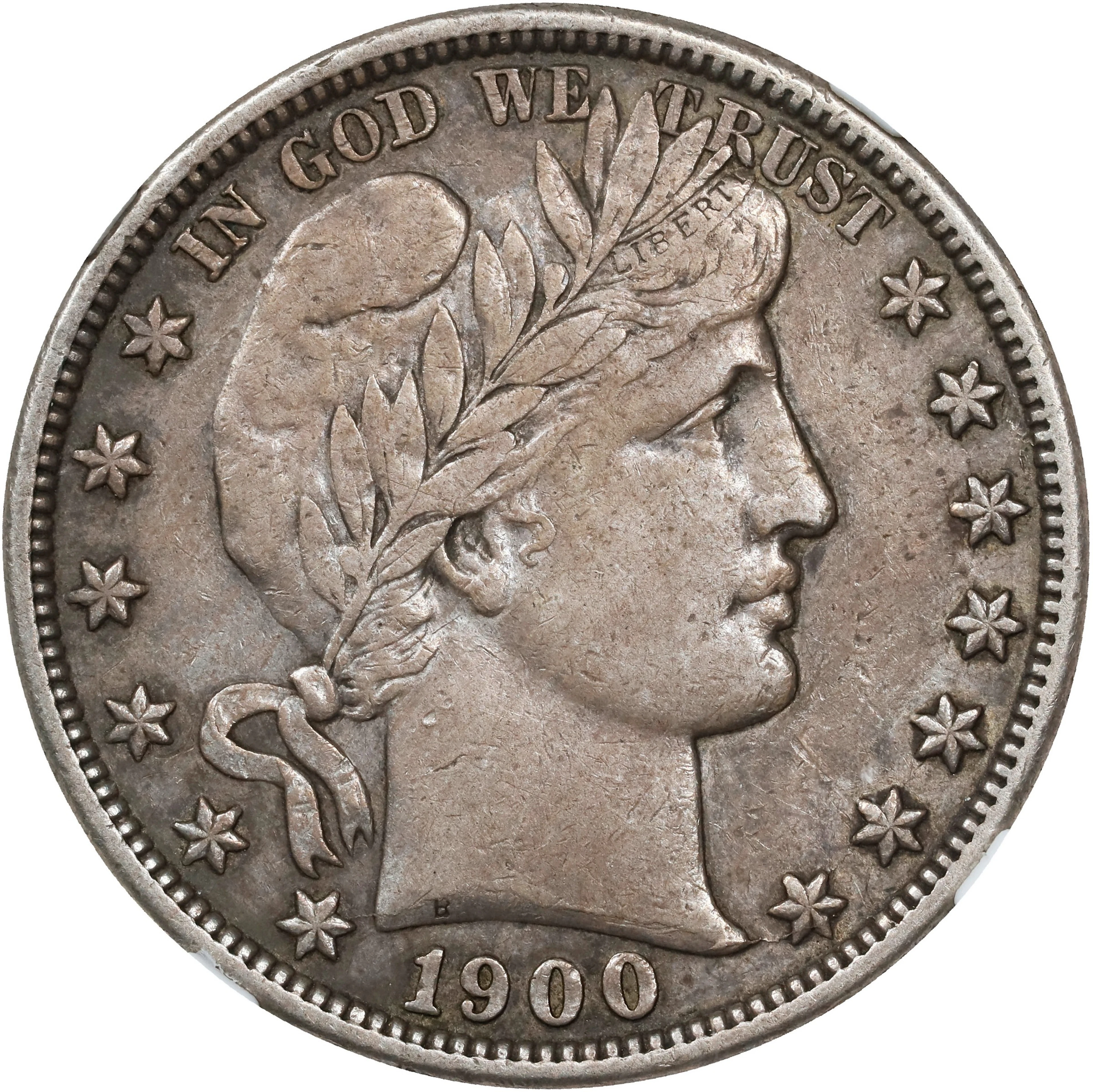 1900-S Barber Half Dollar. EF-40 (NGC).