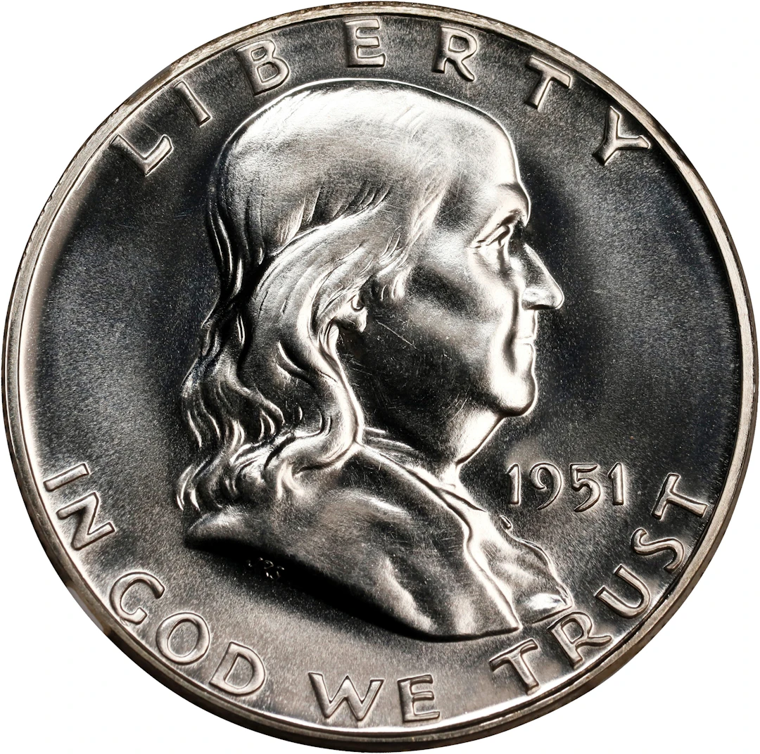 1951 Franklin Half Dollar. Proof-66+ (NGC).