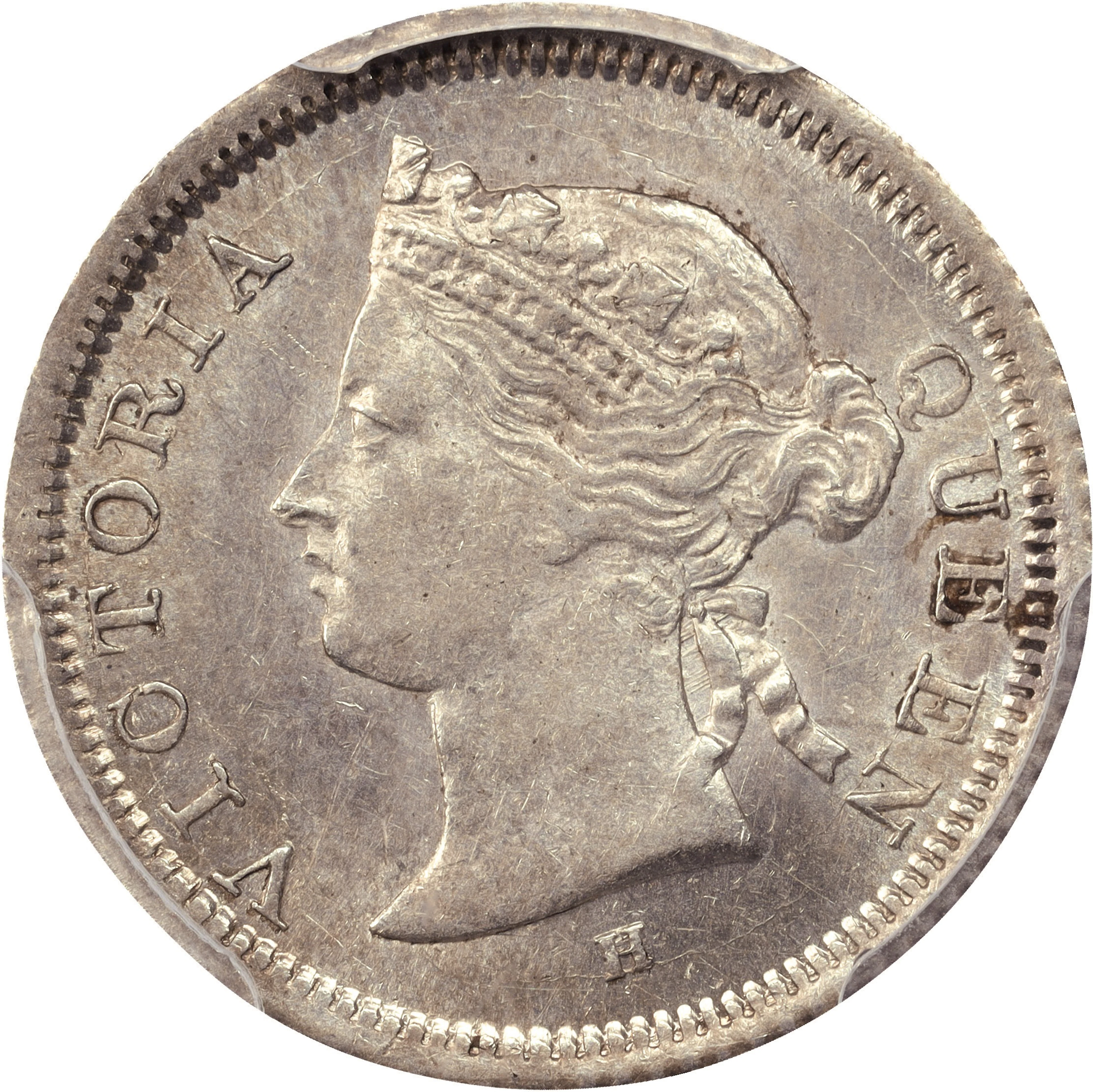 (t) HONG KONG (SAR). 5 Cents, 1873/63-H. Birmingham (Heaton) Mint.