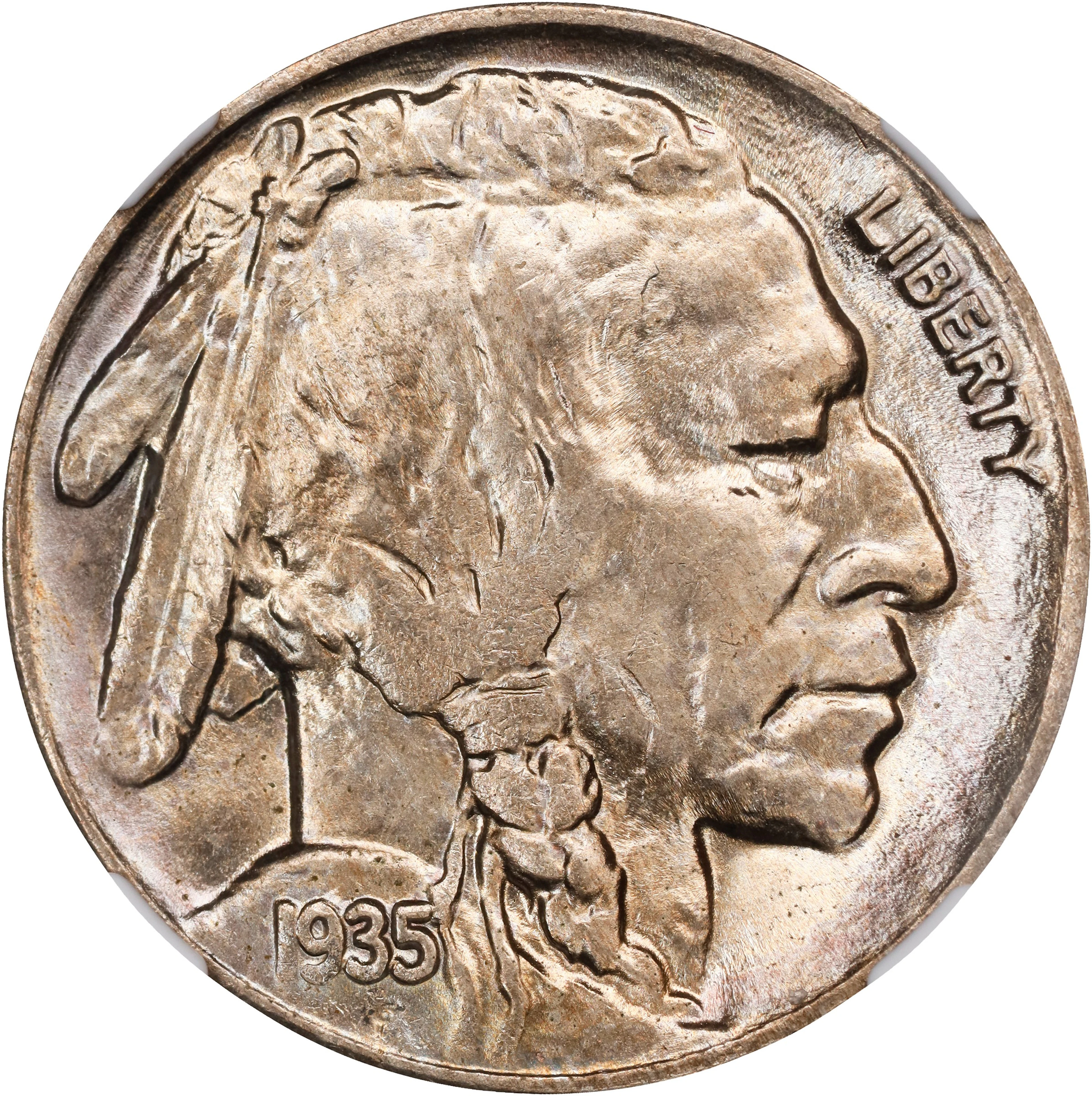 1935-D Buffalo Nickel. MS-65 (NGC).