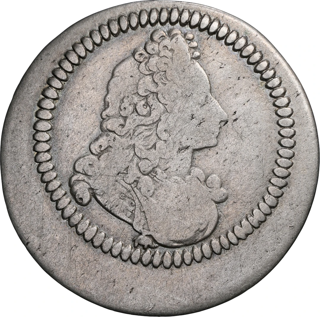 DENMARK. Silver Trial Mark, 1713. Copenhagen Mint. Frederik IV. NGC VF-20.