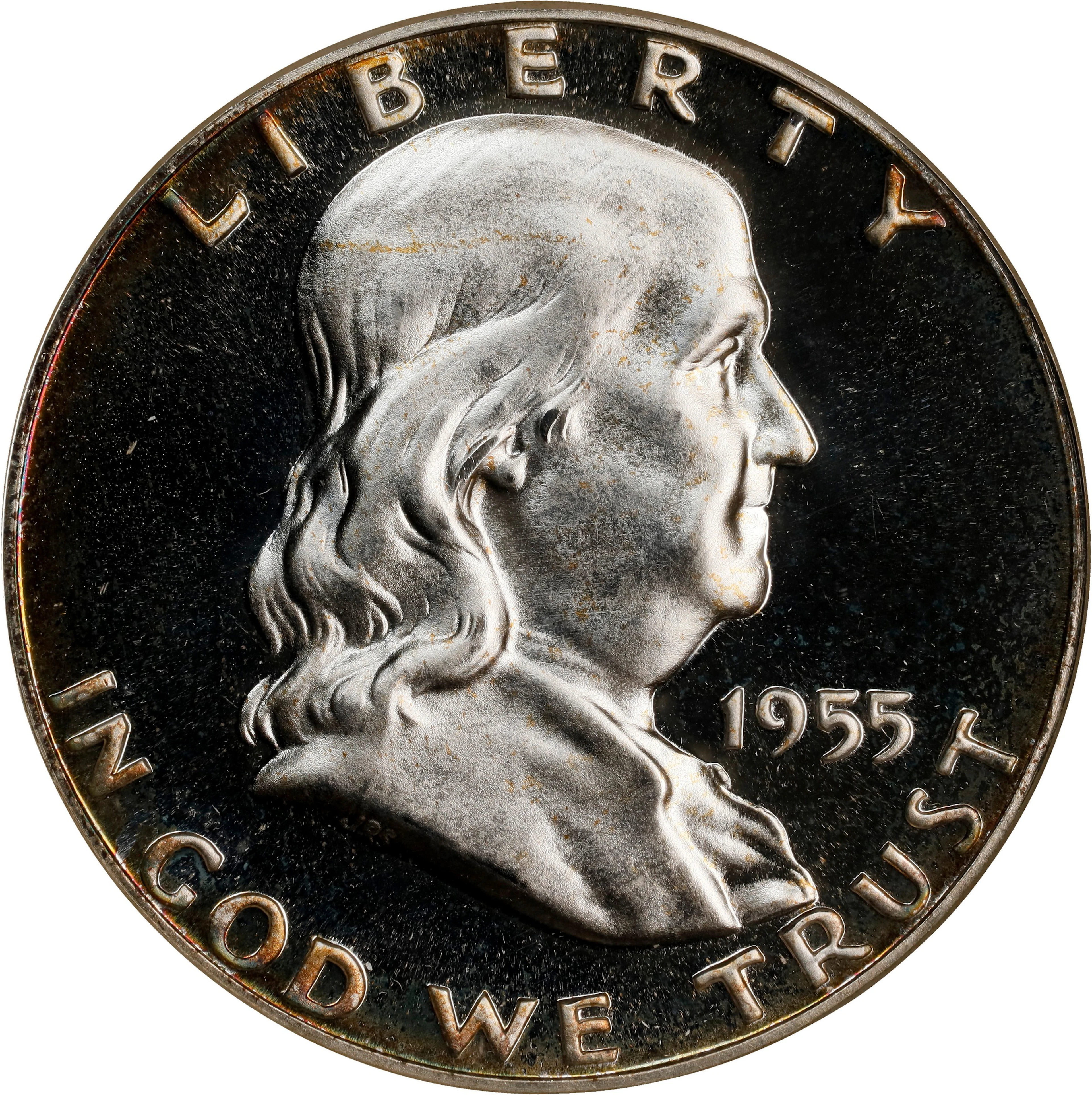 1955 Franklin Half Dollar. Proof-66 Cameo (NGC). OH Generation 4.0.