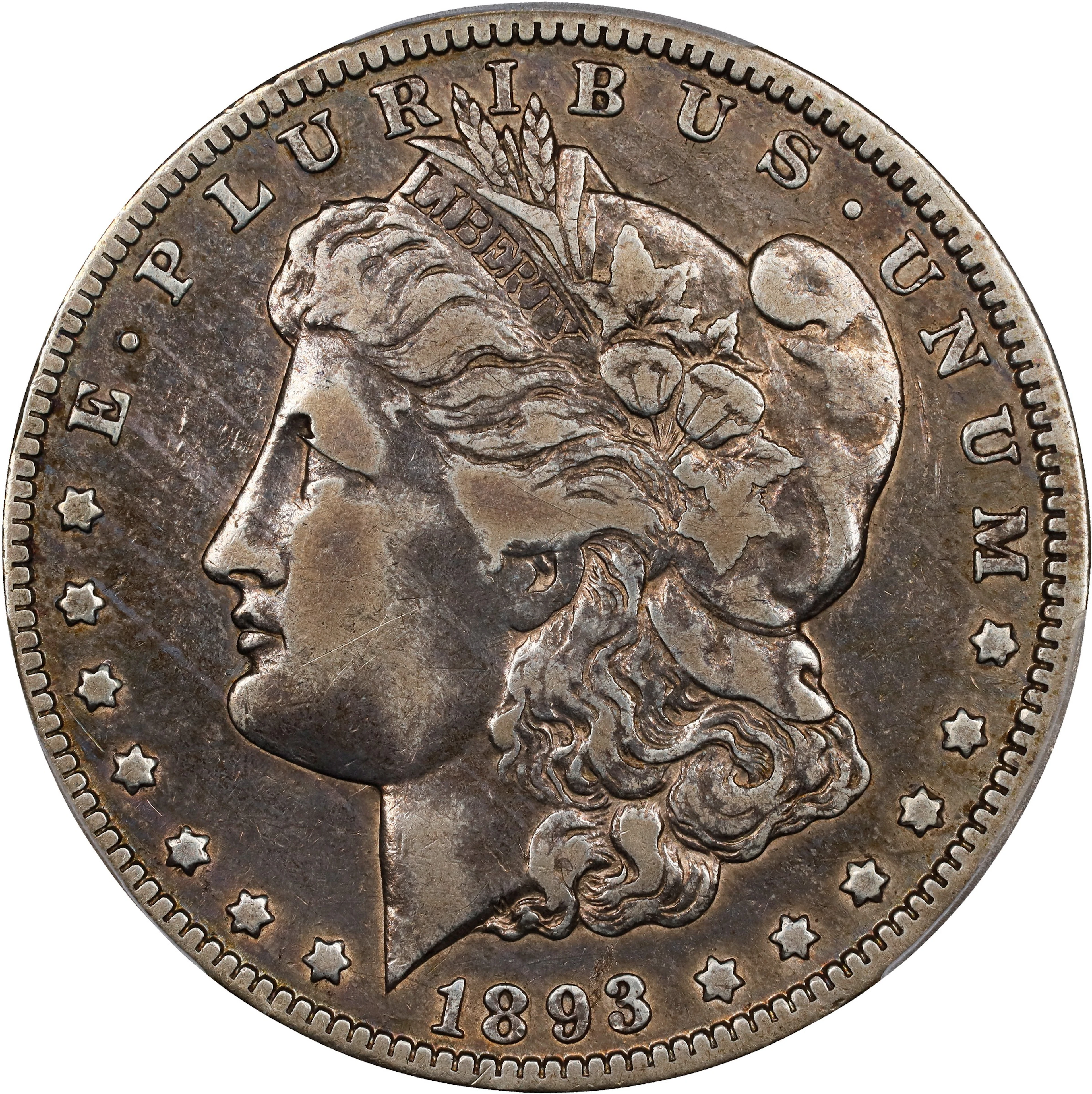 1893-O Morgan Silver Dollar. Fine Details--Cleaned (PCGS).
