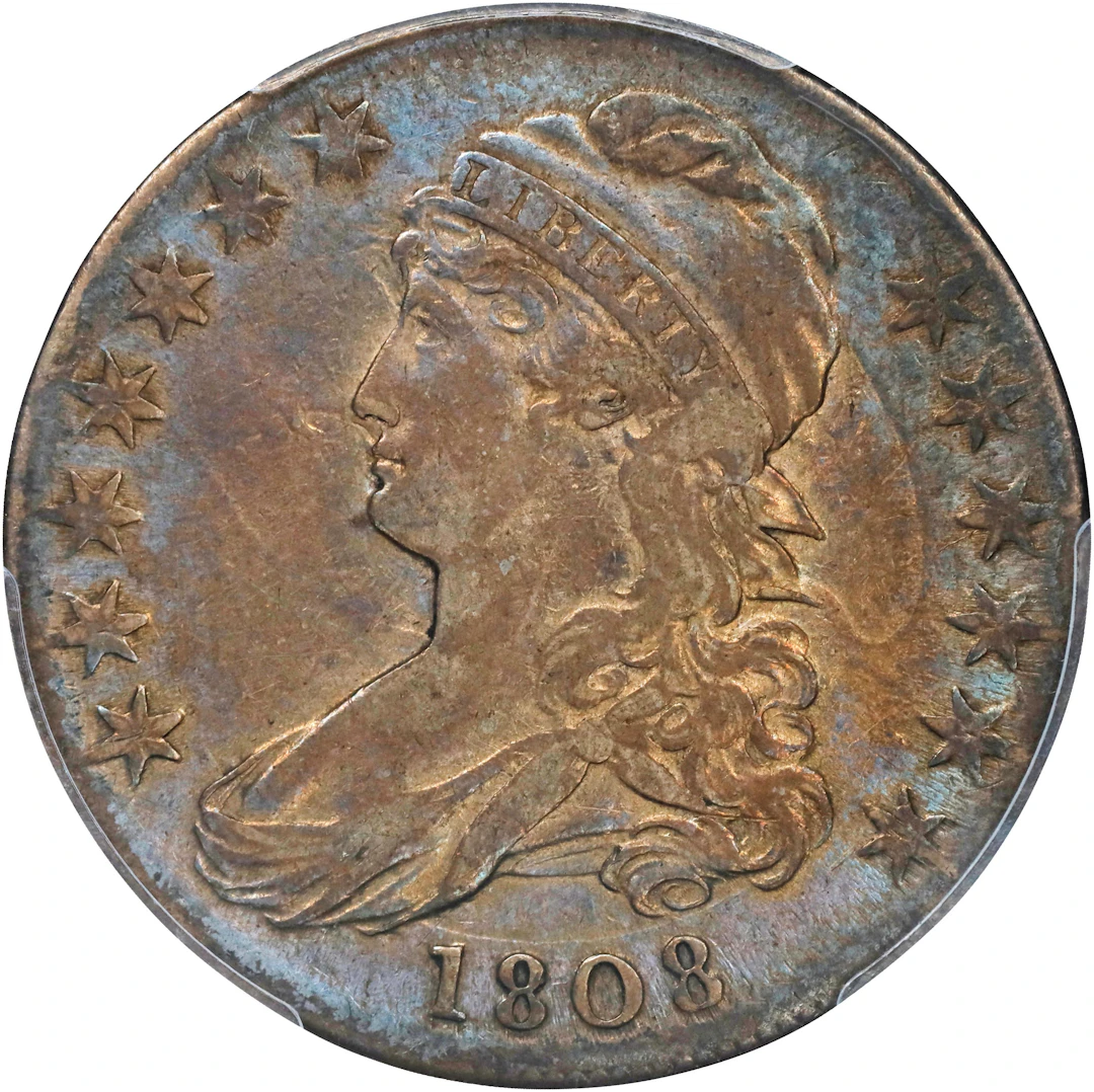 1808 Capped Bust Half Dollar. O-108a. Rarity-3. EF-40 (PCGS).