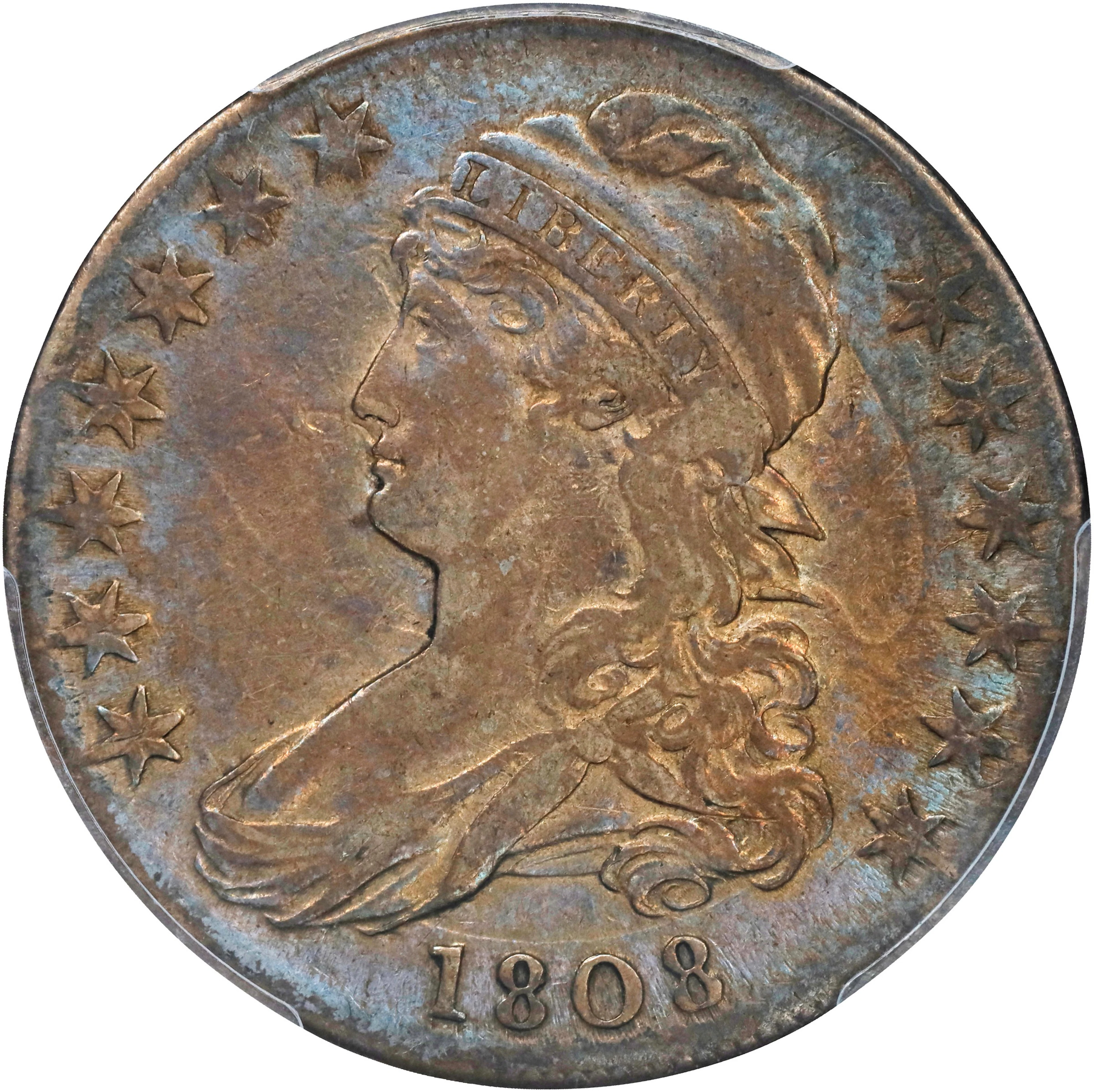 1808 Capped Bust Half Dollar. O-108a. Rarity-3. EF-40 (PCGS).