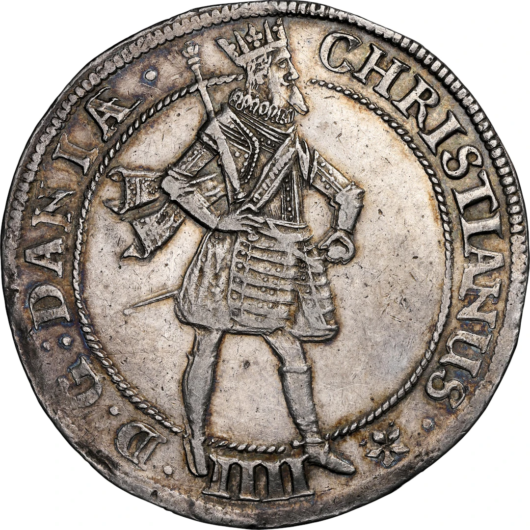 DENMARK. 2 Krone (Corona Danica), 1618. Copenhagen Mint. Christian