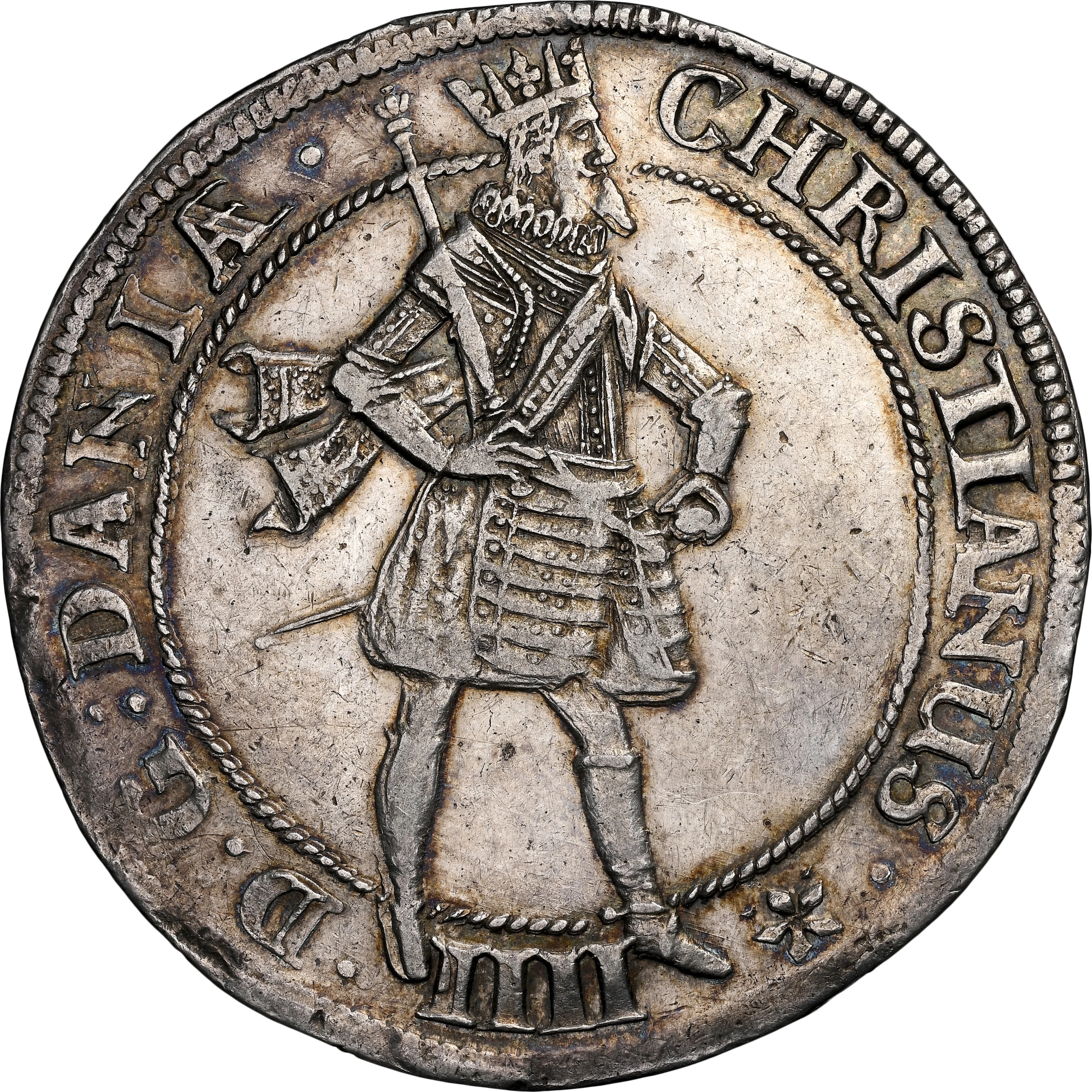 DENMARK. 2 Krone (Corona Danica), 1618. Copenhagen Mint. Christian