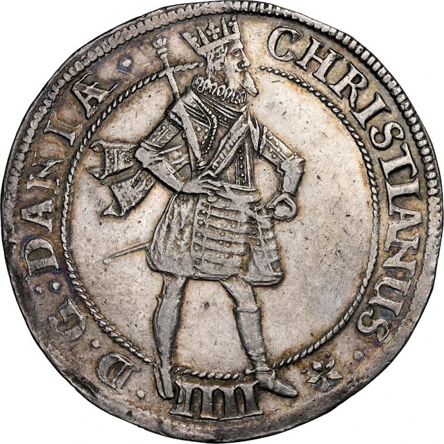 DENMARK. 2 Krone (Corona Danica), 1618. Copenhagen Mint. Christian