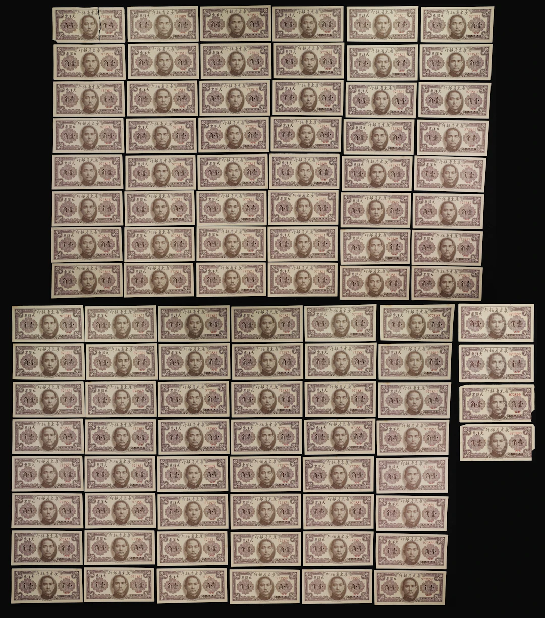 CHINA--PROVINCIAL BANKS. Pack of (100). Kwangtung Provincial Bank.